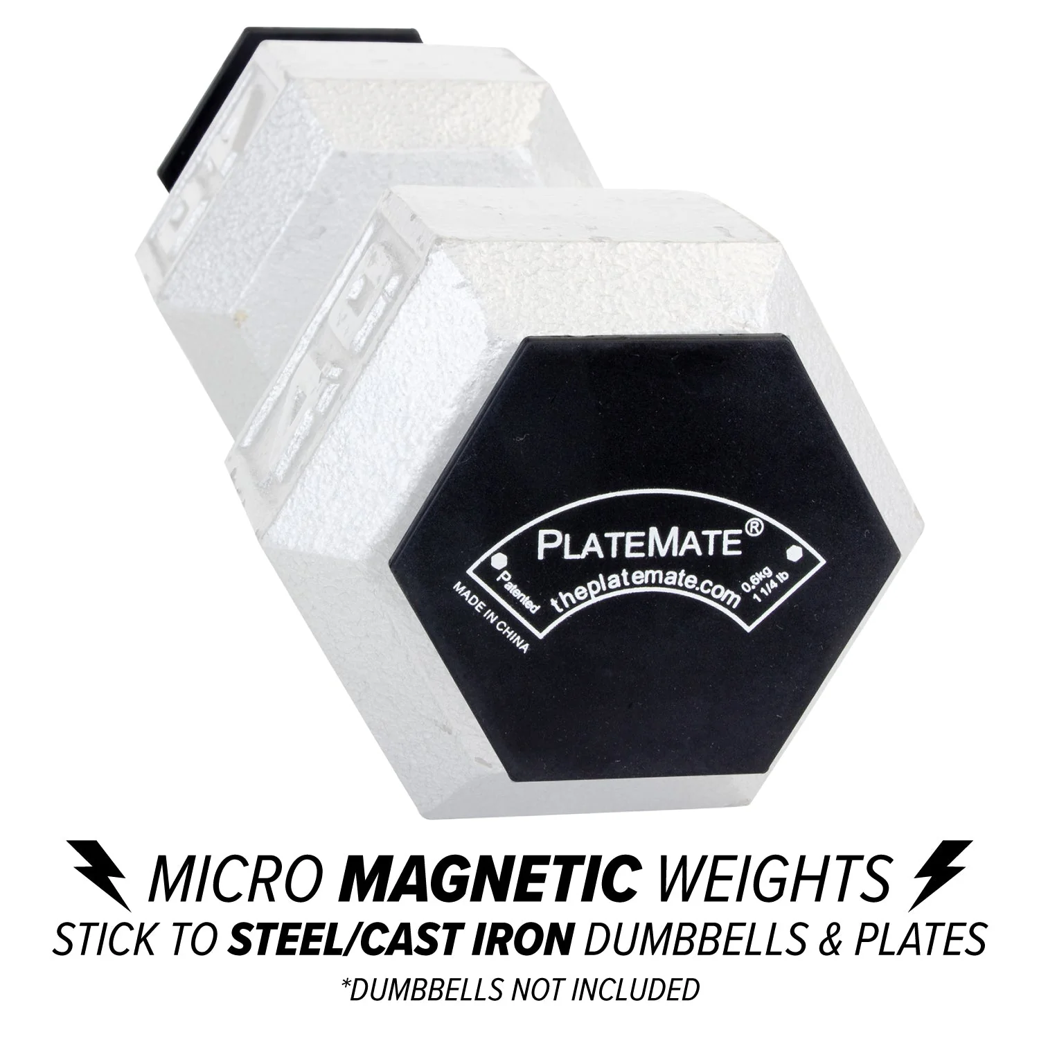 Serious Steel Fitness - 1.25 lb Hex PlateMate (Pair) - Image 2