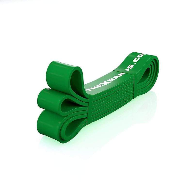 The X Bands - 1 3/4" Wide Green 100lb Resistance Loop Workout Band - Perfect for pull ups or hip thrusts.