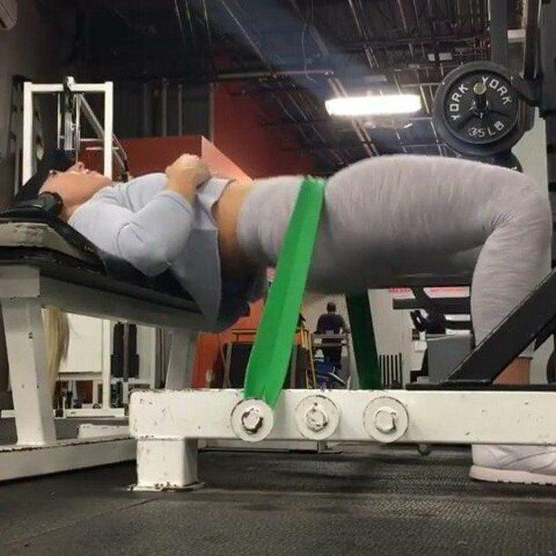 The X Bands - 1 3/4" Wide Green 100lb Resistance Loop Workout Band - Perfect for pull ups or hip thrusts. - Image 2
