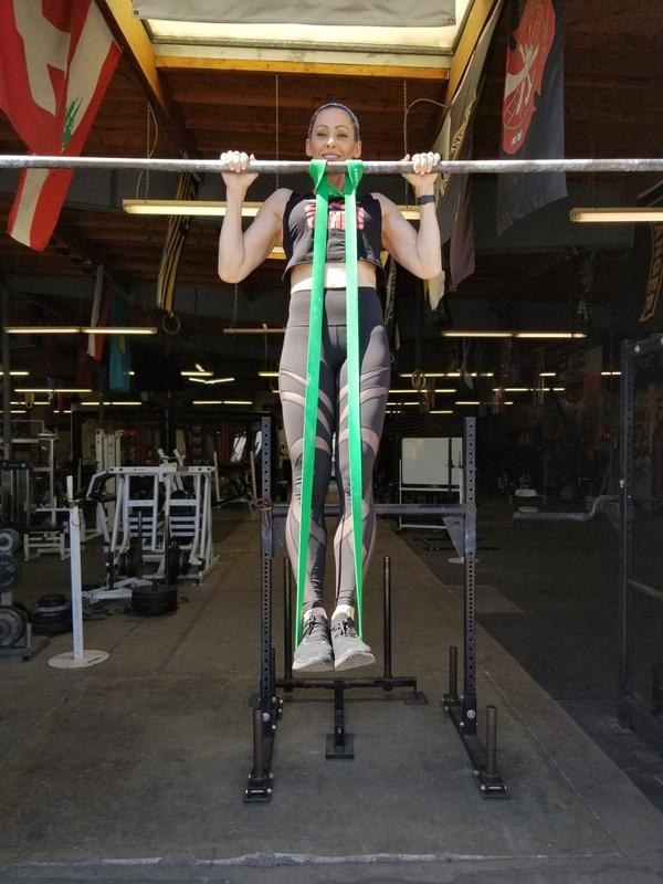 The X Bands - 1 3/4" Wide Green 100lb Resistance Loop Workout Band - Perfect for pull ups or hip thrusts. - Image 3