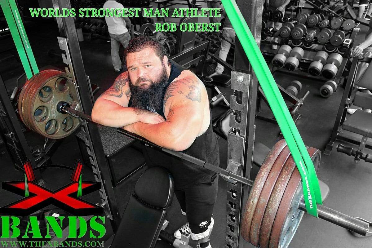 The X Bands - 1 3/4" Wide Green 100lb Resistance Loop Workout Band - Perfect for pull ups or hip thrusts. - Image 7