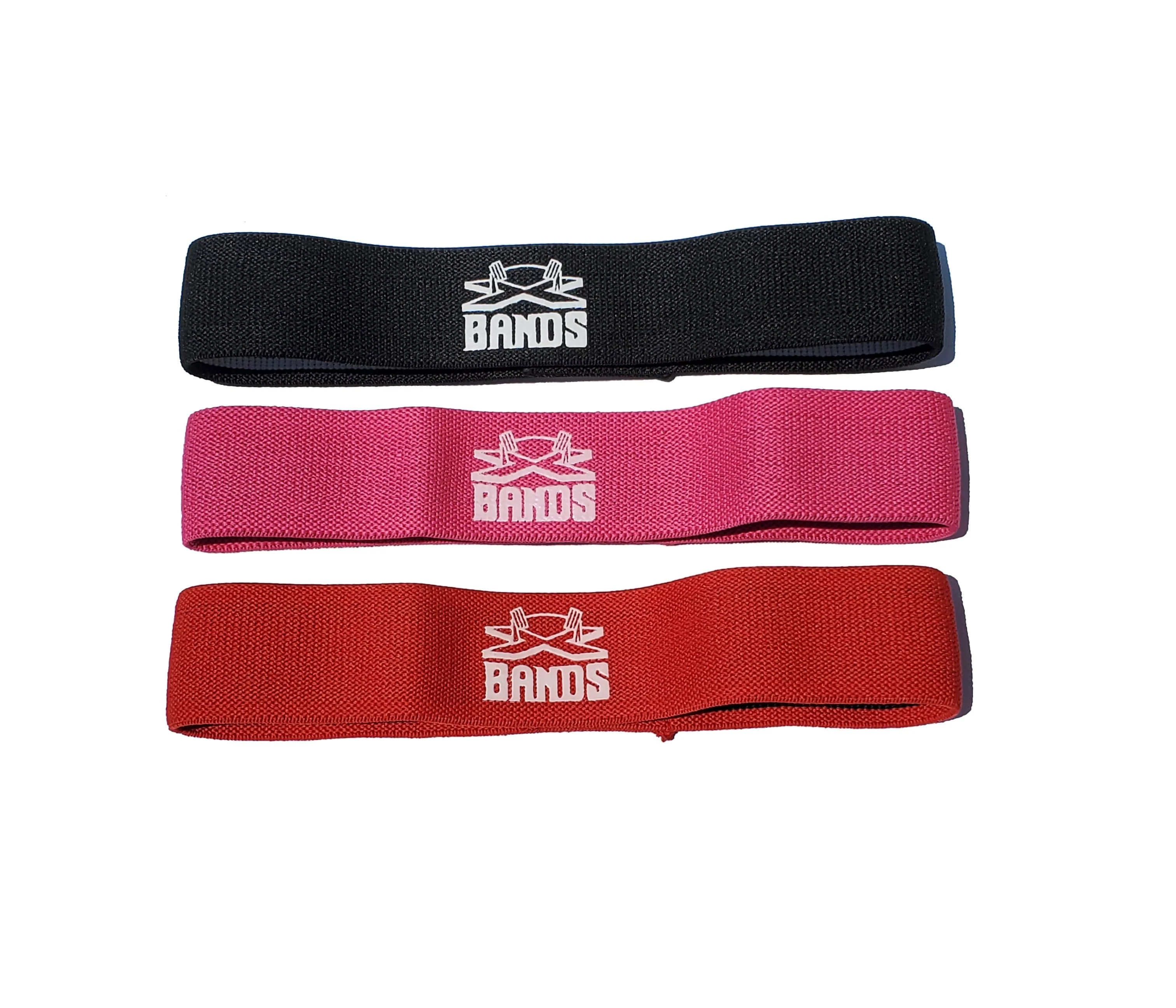 The X Bands - 2" Fabric Non-slip Workout Booty Building Band Level 2.