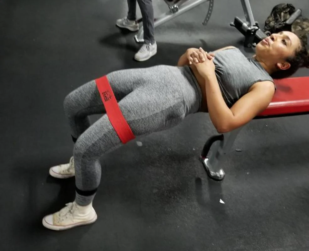 The X Bands - 2" Fabric Non-slip Workout Booty Building Band Level 2. - Image 9