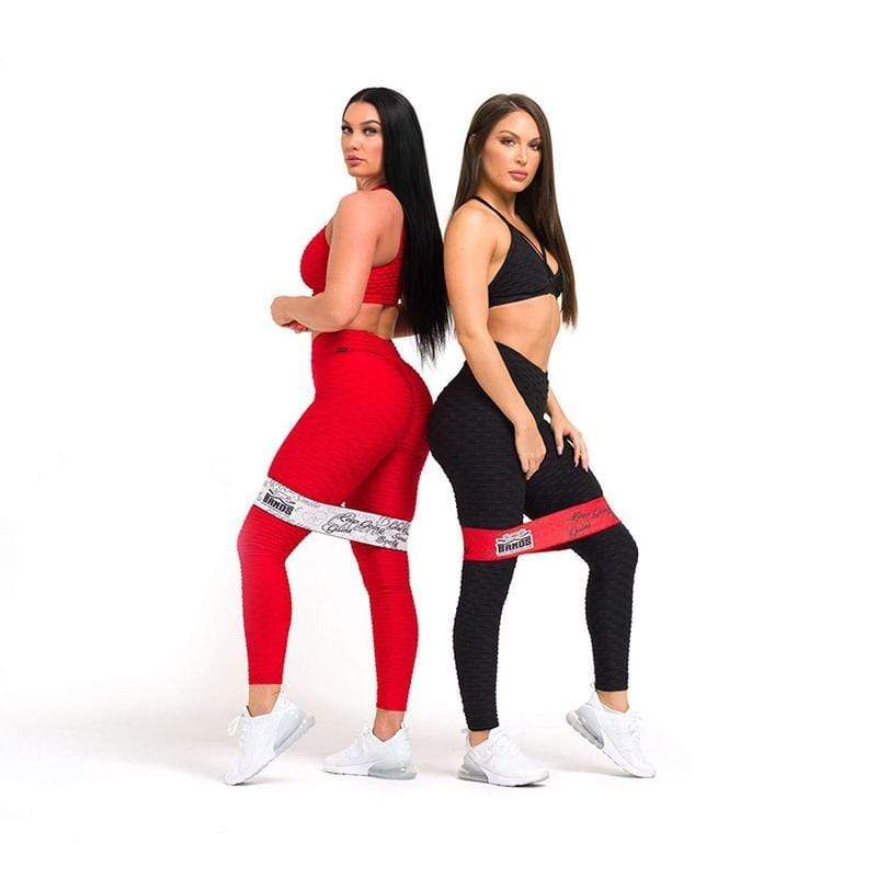 The X Bands - 3" Fabric Non-Slip Workout Booty Building Band Level 3 - Image 12