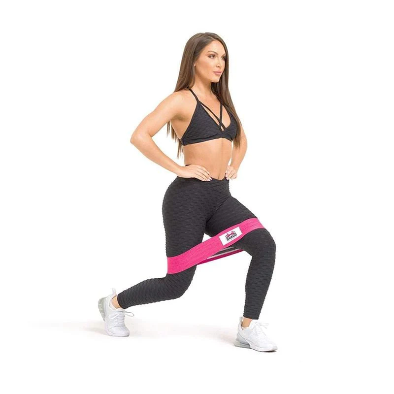 The X Bands - 3" Fabric Non-Slip Workout Booty Building Band level 4 - Image 8