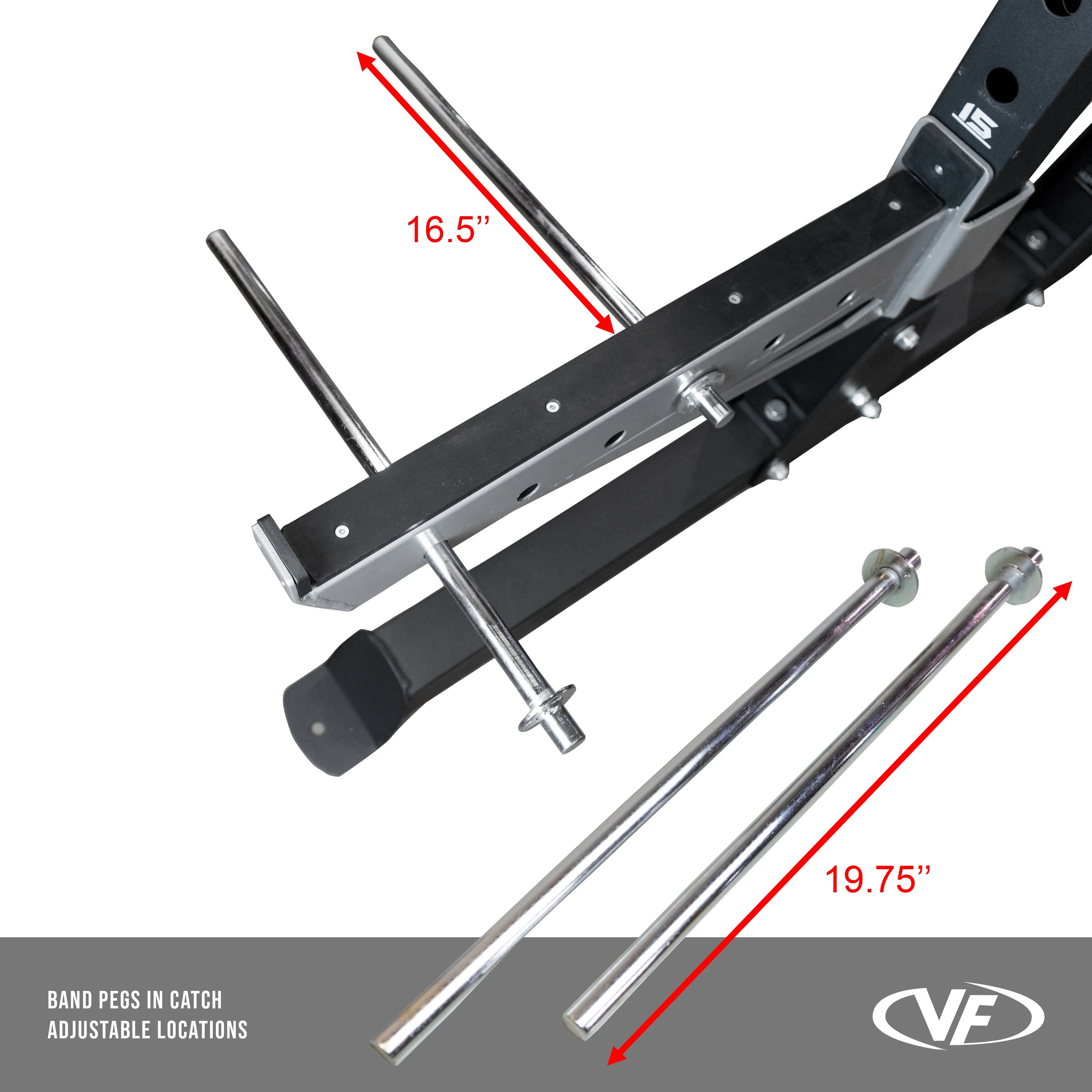 Valor Fitness - 3x3 Half Rack w/ Multi Grip Pullup Bar and Plate Storage - Image 14