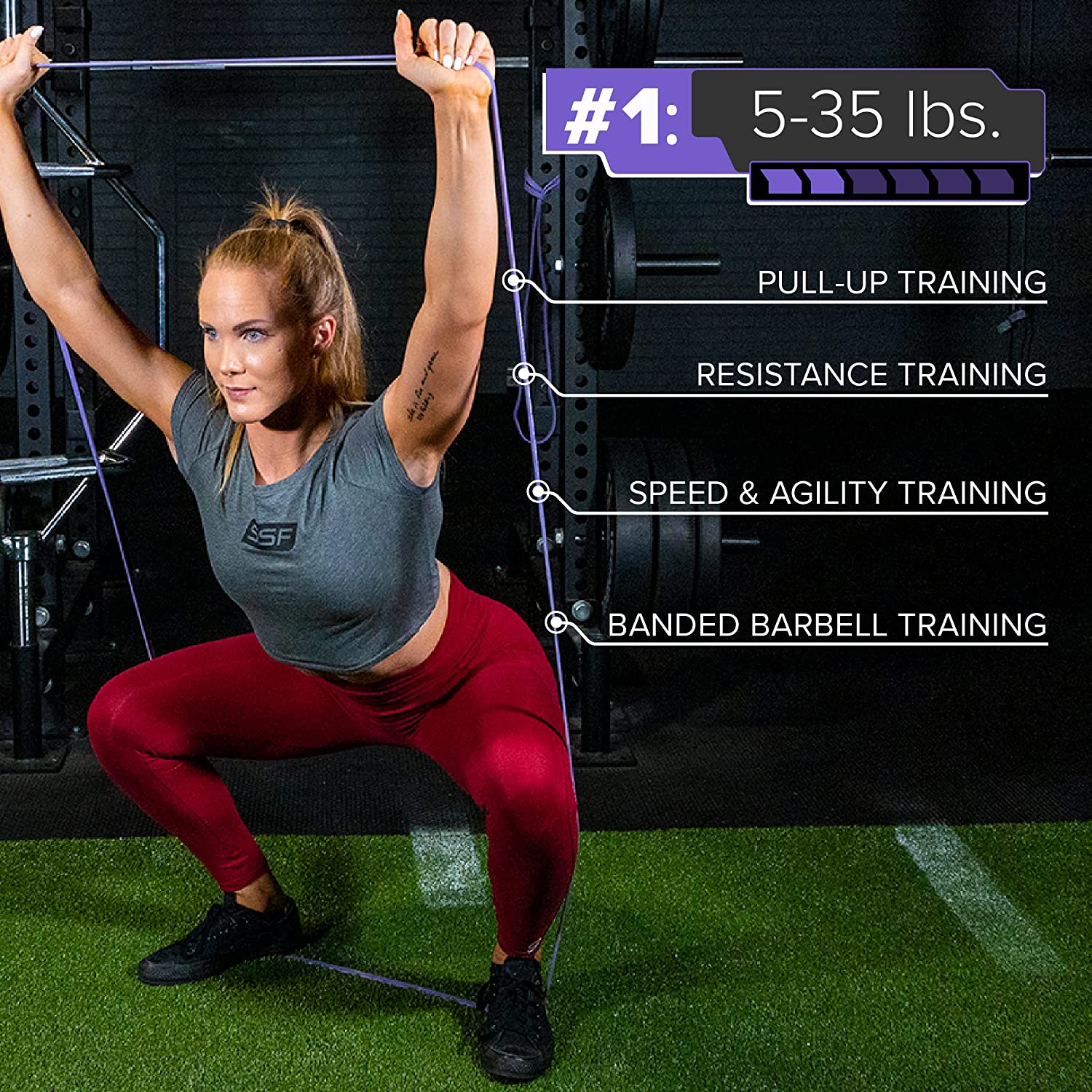 Serious Steel Fitness - 41" Heavy Resistance Band (60-150 Lbs) - Image 22