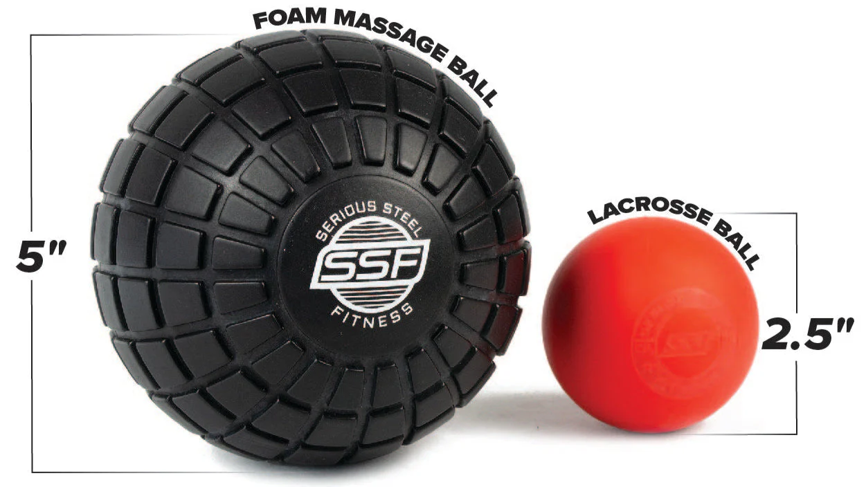 Serious Steel Fitness - 5" Foam Massage Ball - Image 6