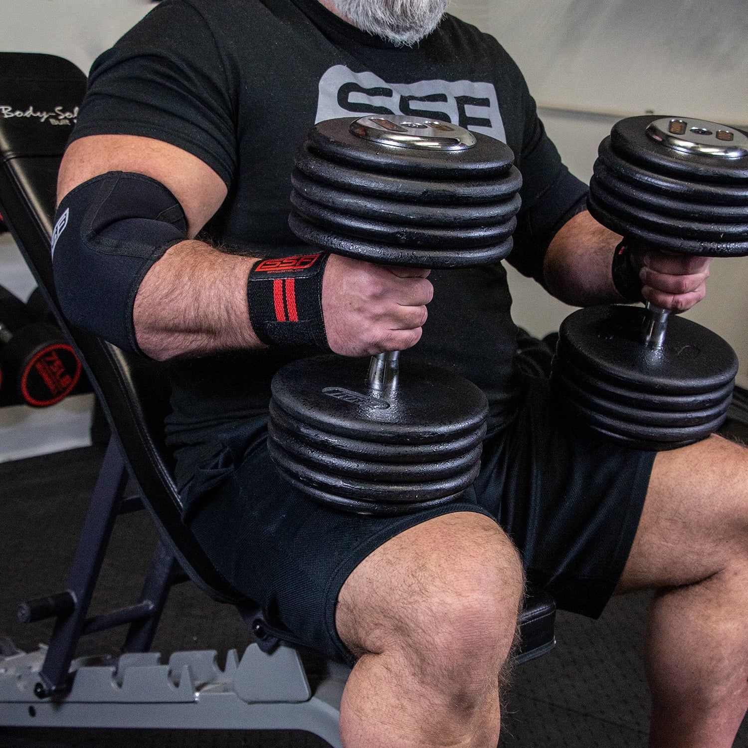 Serious Steel Fitness - 5mm Neoprene Elbow Sleeves - Image 4
