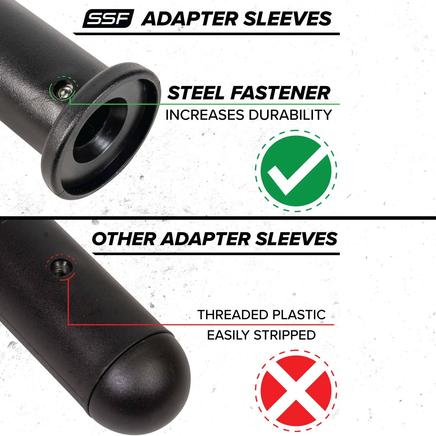Serious Steel Fitness - 8" Olympic Flanged Adapter Sleeve - Image 3