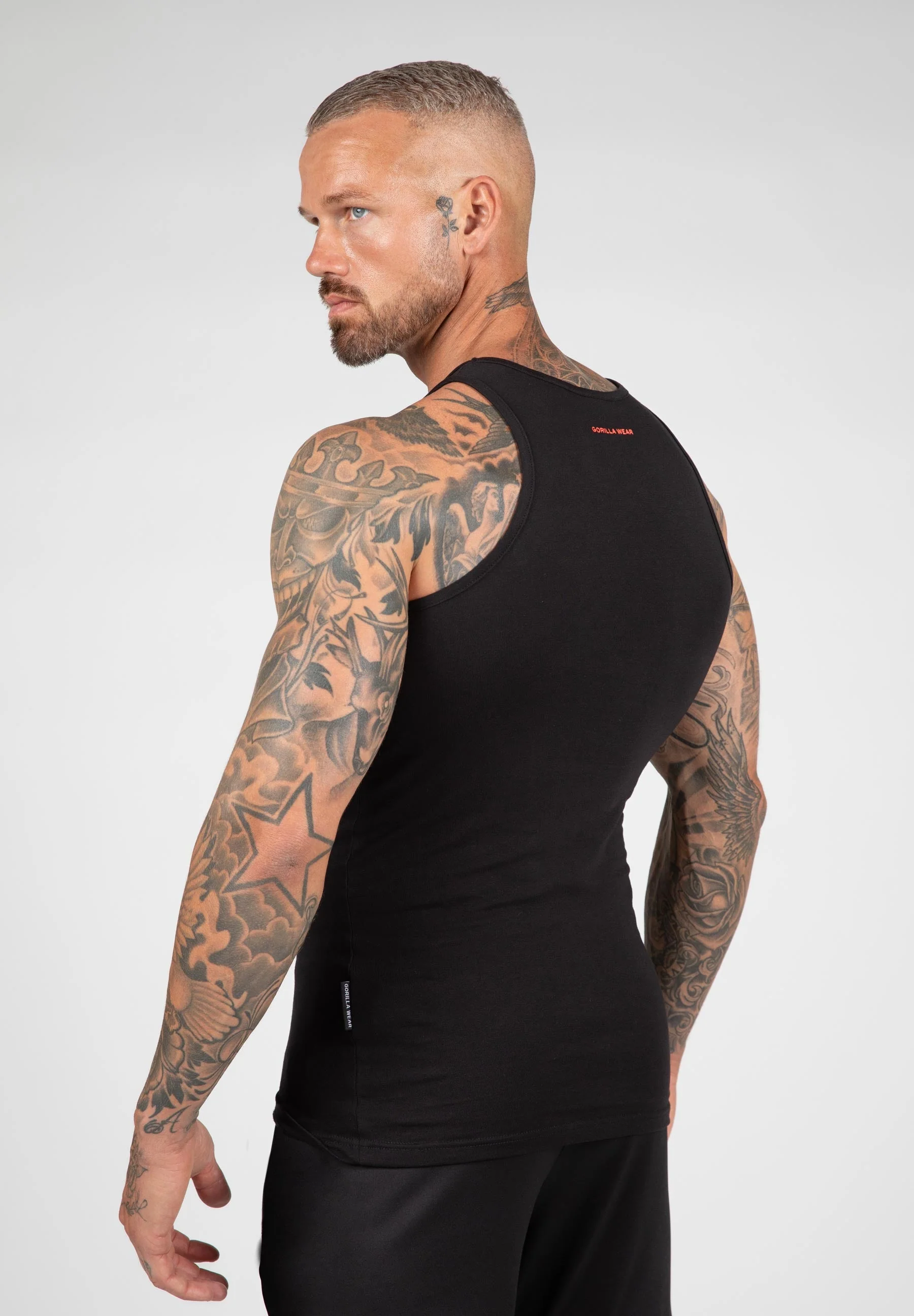 Gorilla Wear - Adams Stretch Tank Top - Black - Image 2