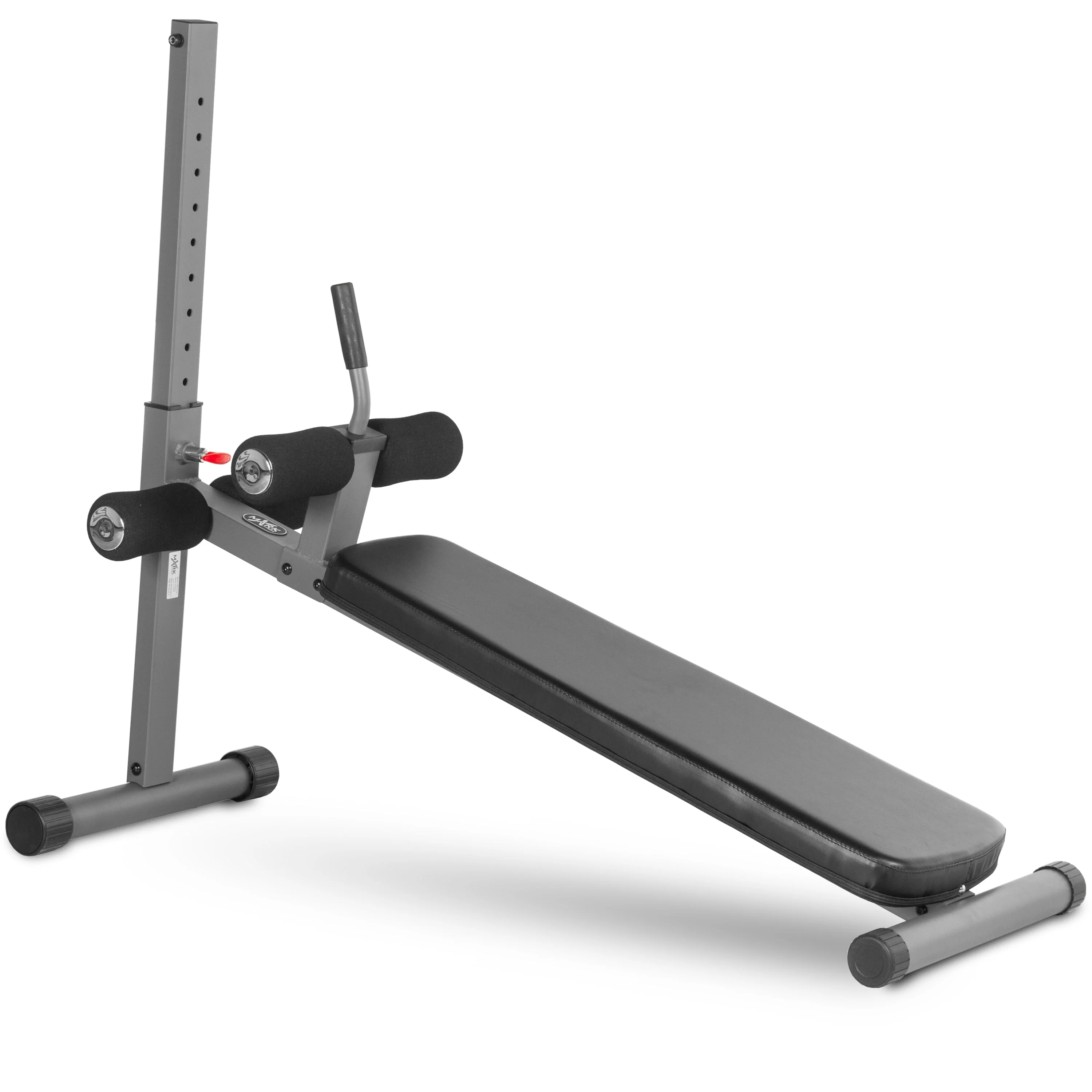 XMARK - Adjustable Decline Abdominal Sit-up Bench 12 Resistance Levels - Image 3