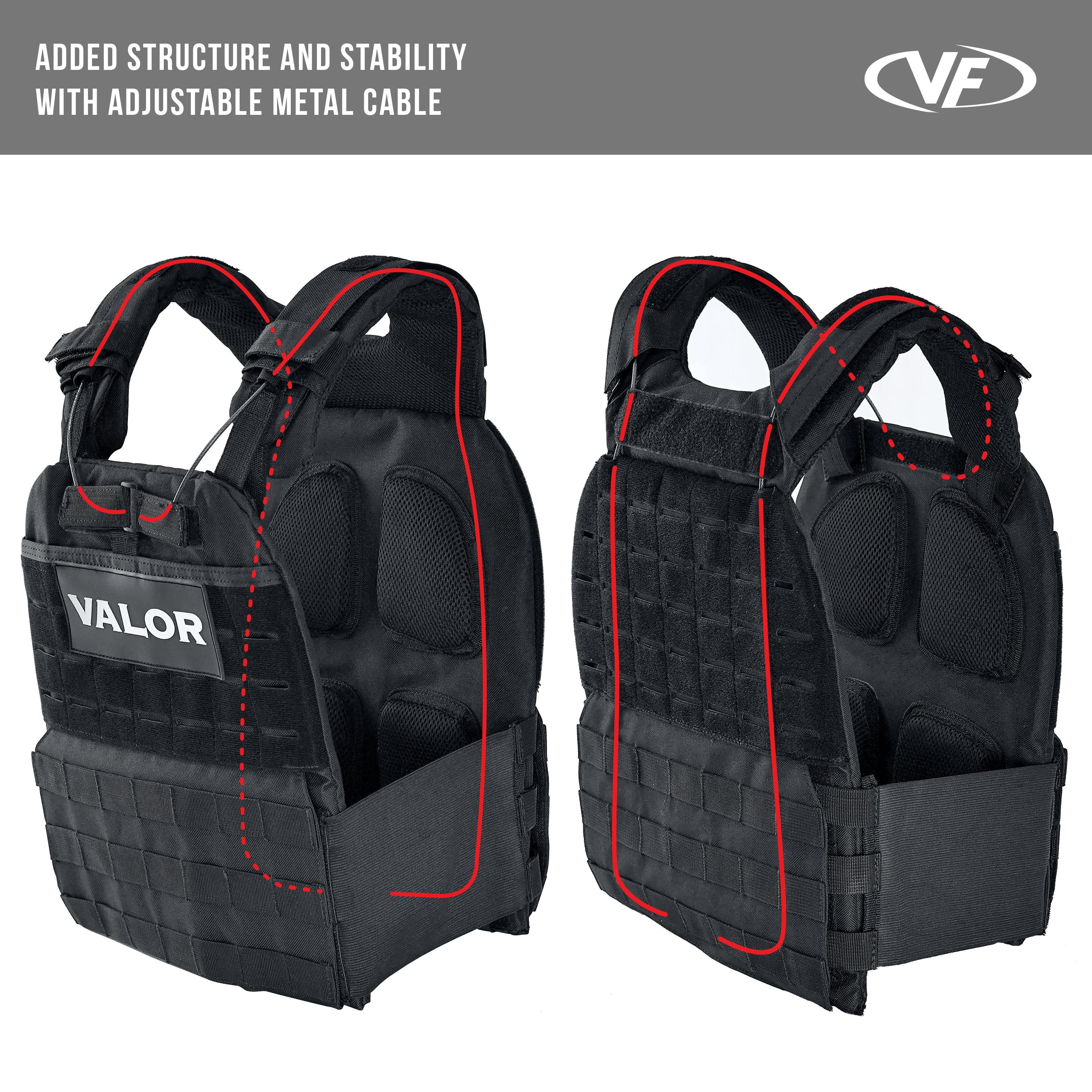Valor Fitness - Adjustable Weight Vest - Image 5