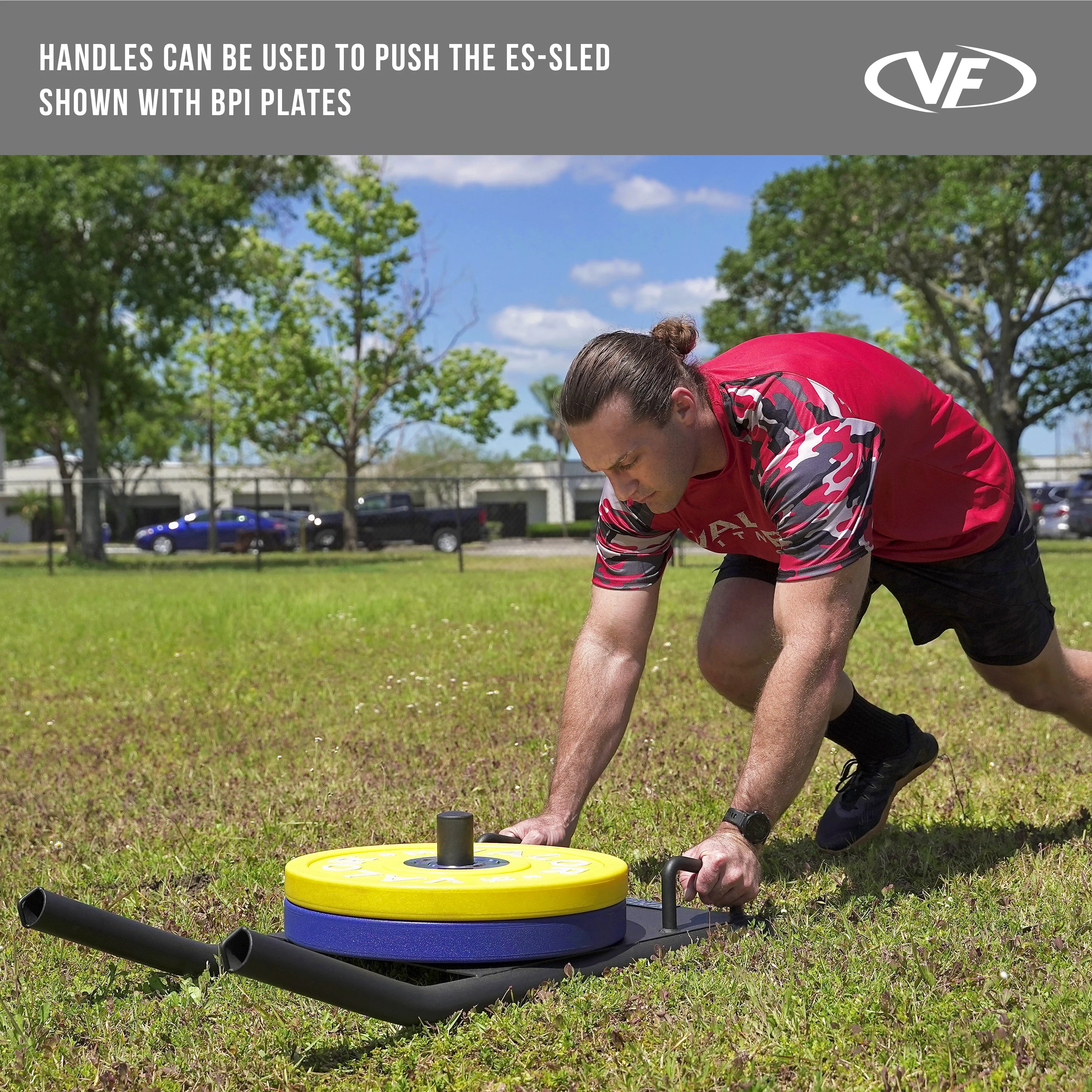 Valor Fitness - Agility Sled Push Pull Drag w/ Shoulder Harness - Image 6