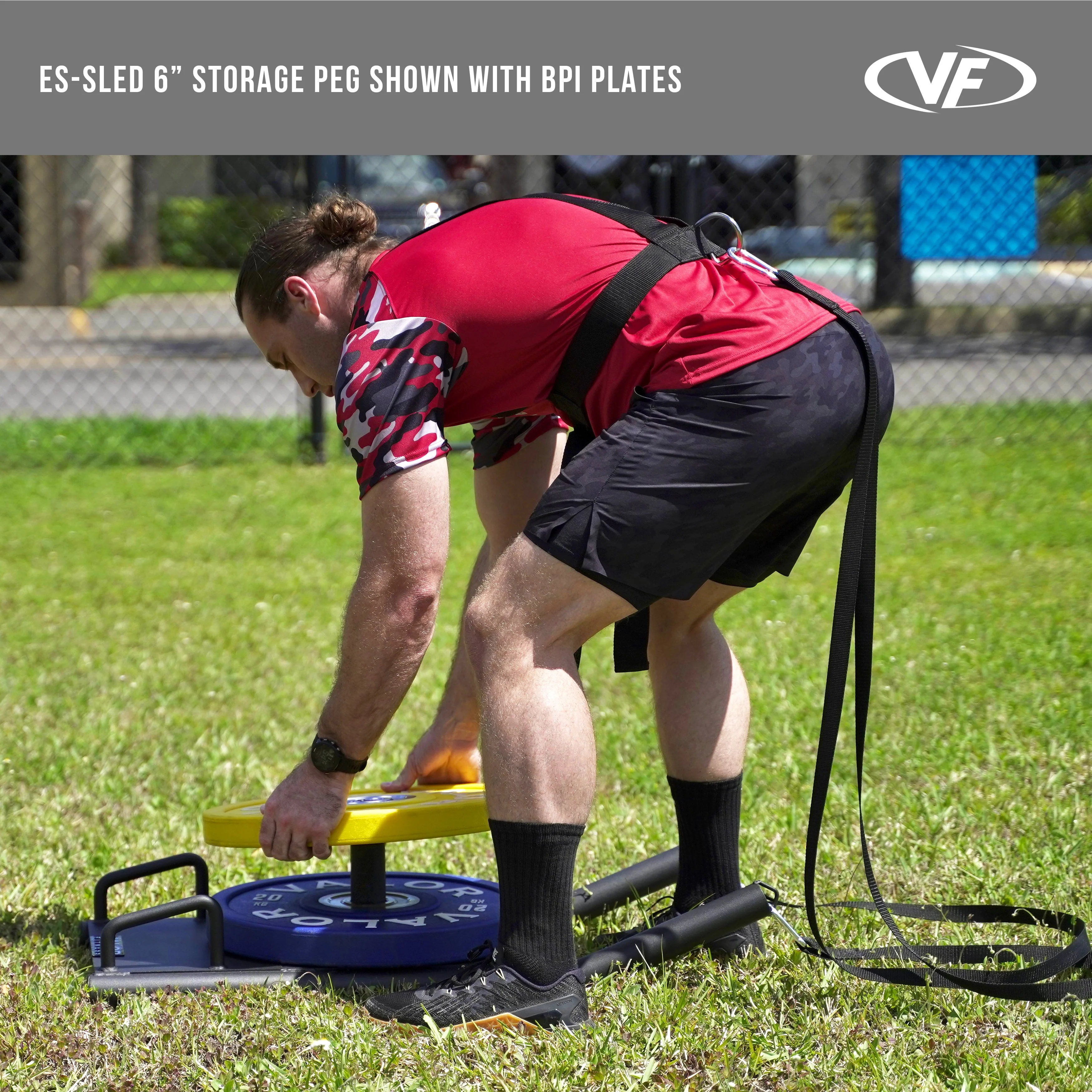 Valor Fitness - Agility Sled Push Pull Drag w/ Shoulder Harness - Image 8