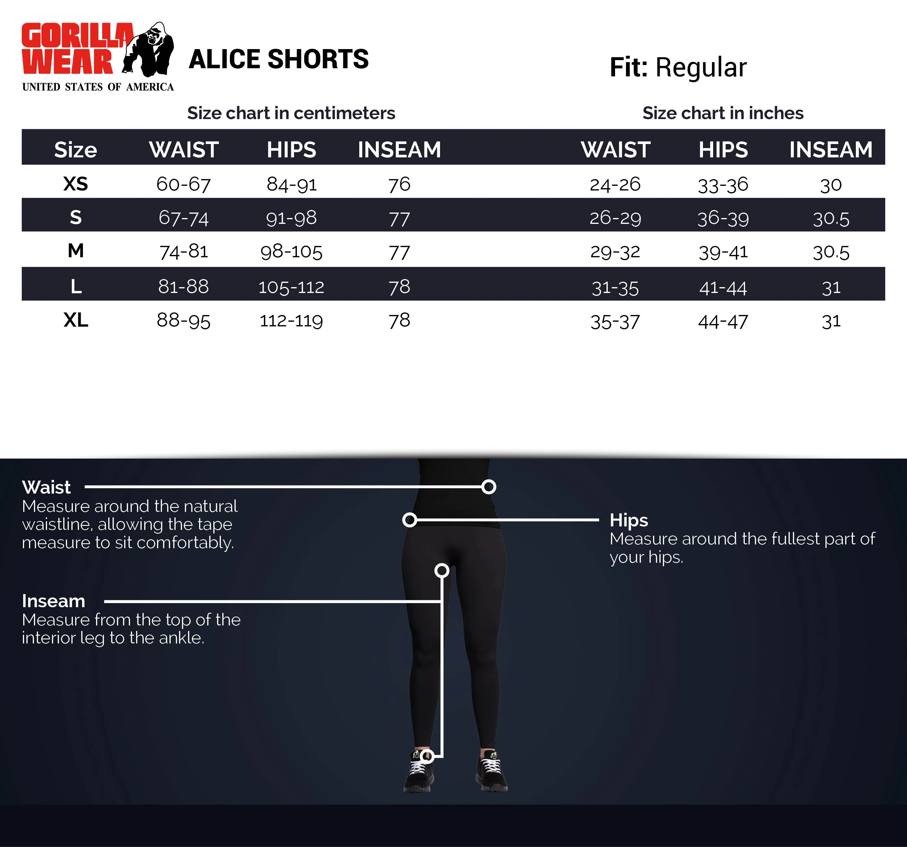 Gorilla Wear - Alice Shorts - Gray - Image 8