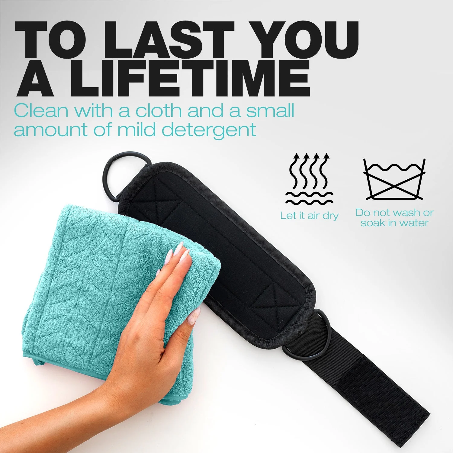 ActiveGear - Ankle Resistance Bands with Cuffs - Image 6