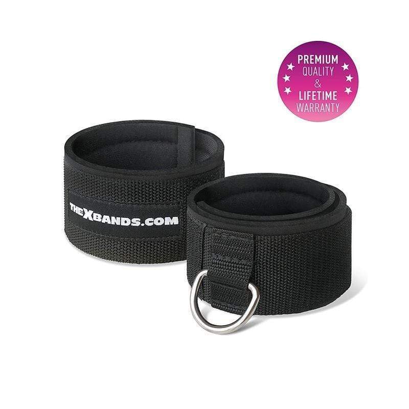 The X Bands - Ankle Straps for Cable Machines - For Legs, Glutes, Abs, and Hip Workouts - Image 6