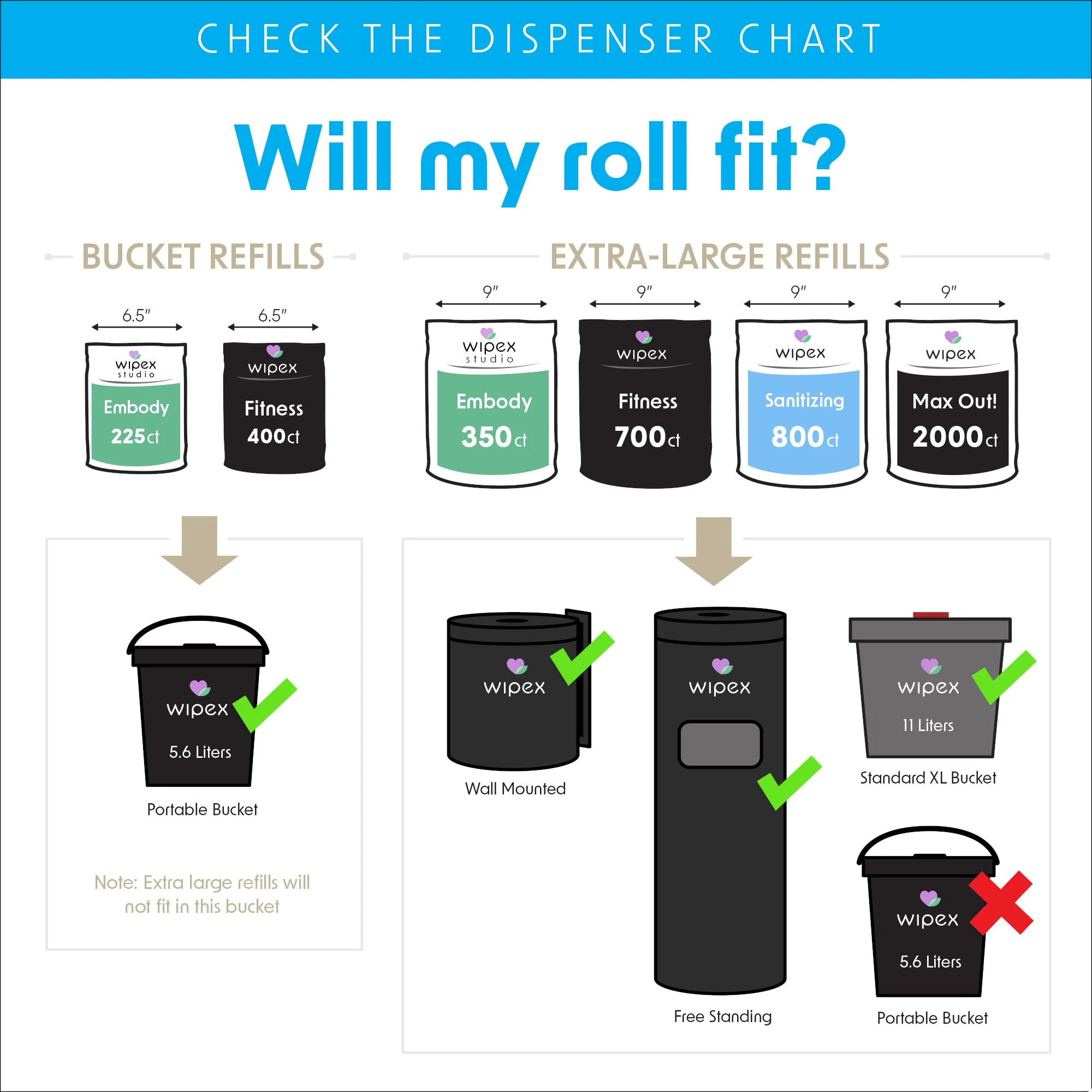 Wipex Co. - Antibacterial Bulk Gym Wipes Portable Dispensing Bucket 400ct | Skin-Safe 98.9% Natural Formula | Plant-Based Materials - Image 6
