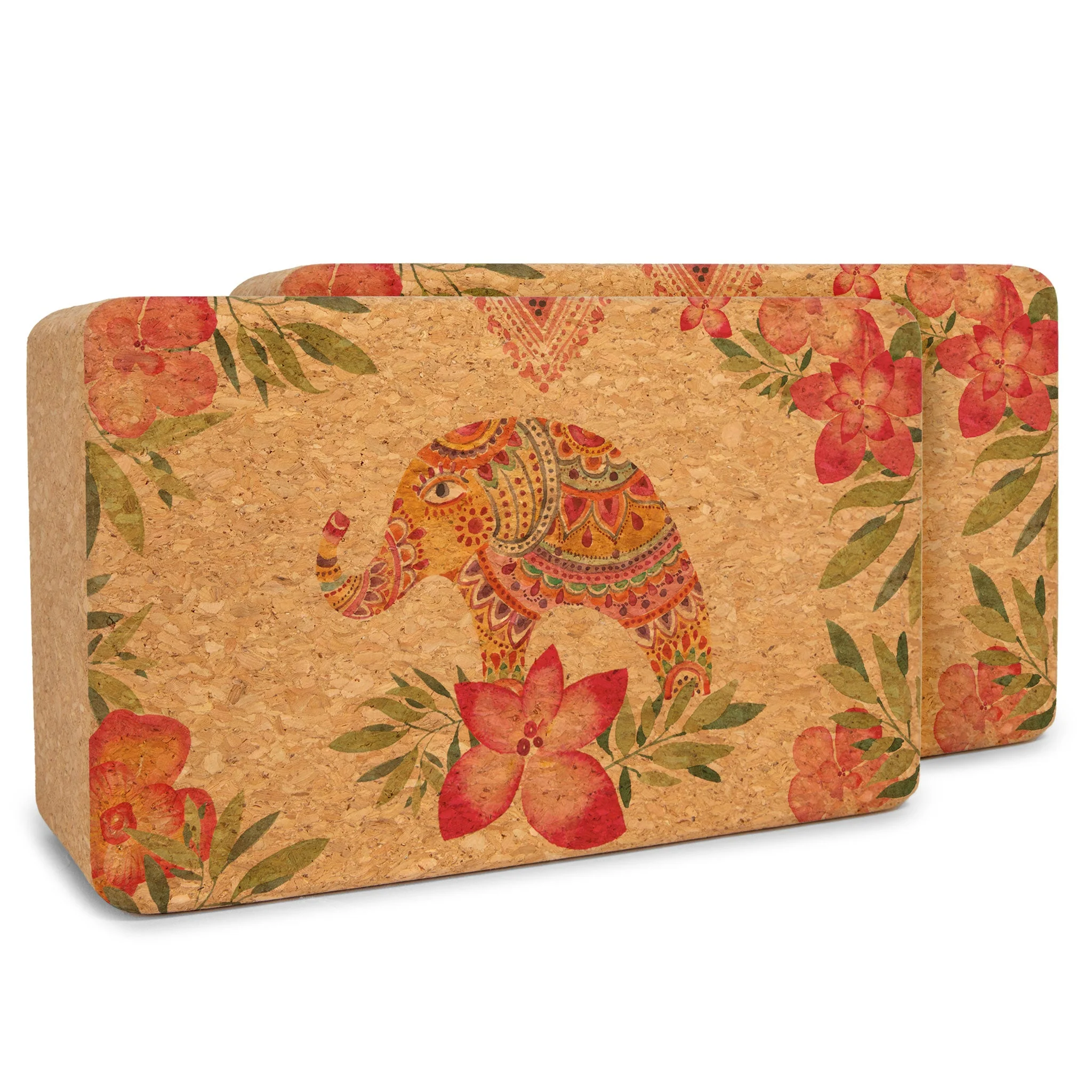 Yoloha Yoga - Artist Cork Yoga Block Set - Image 7