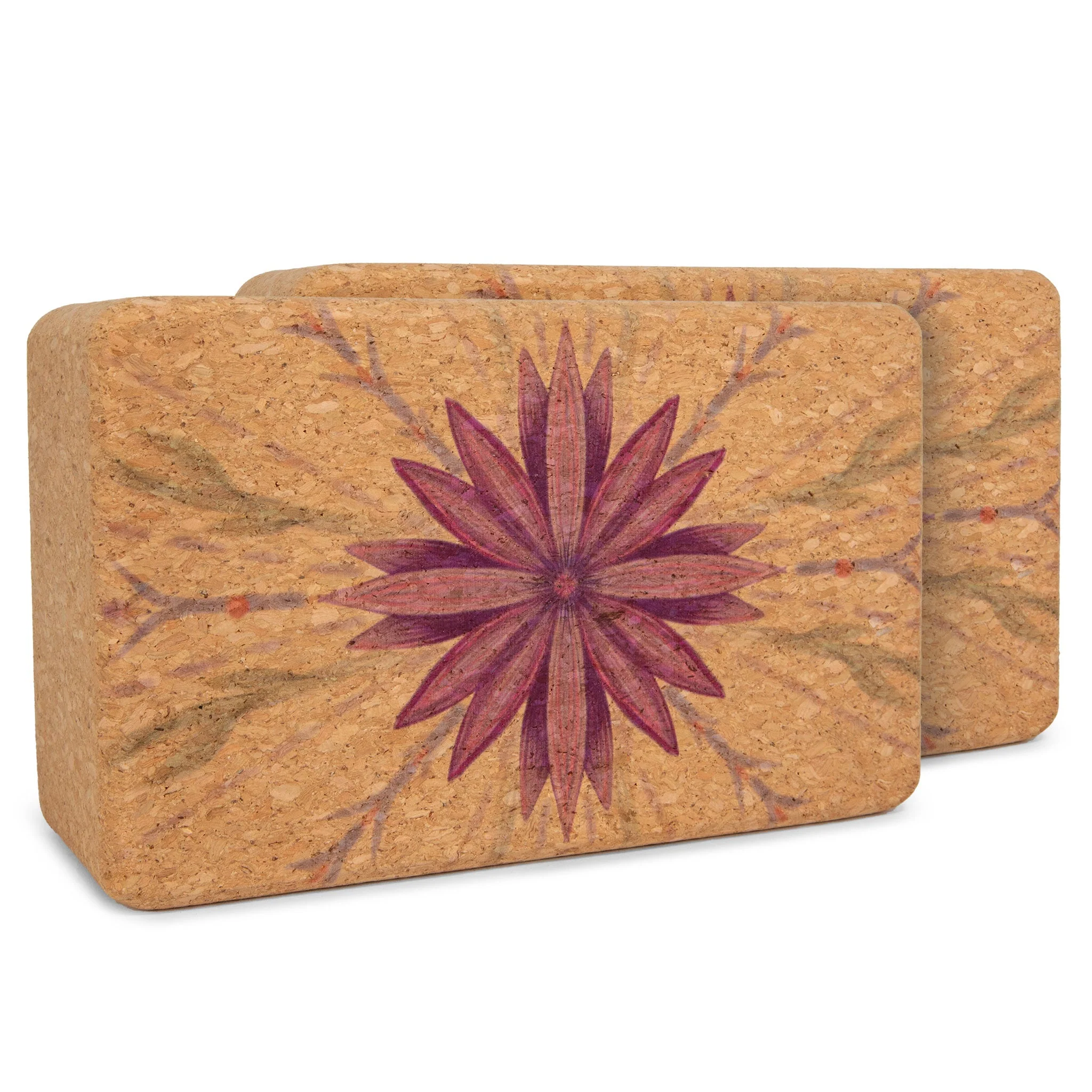 Yoloha Yoga - Artist Cork Yoga Block Set - Image 8