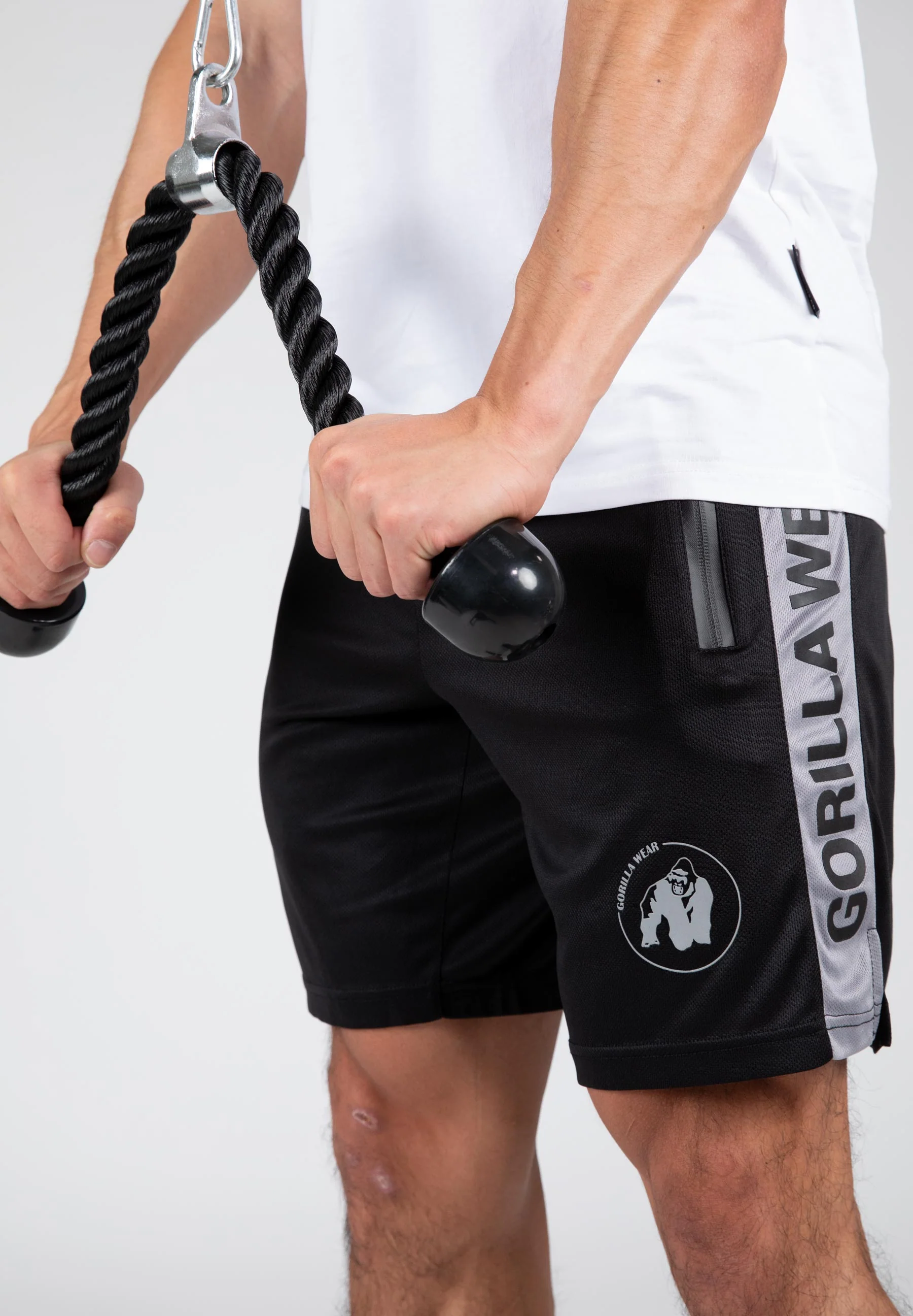 Gorilla Wear - Atlanta Shorts - Black/Gray - Image 7