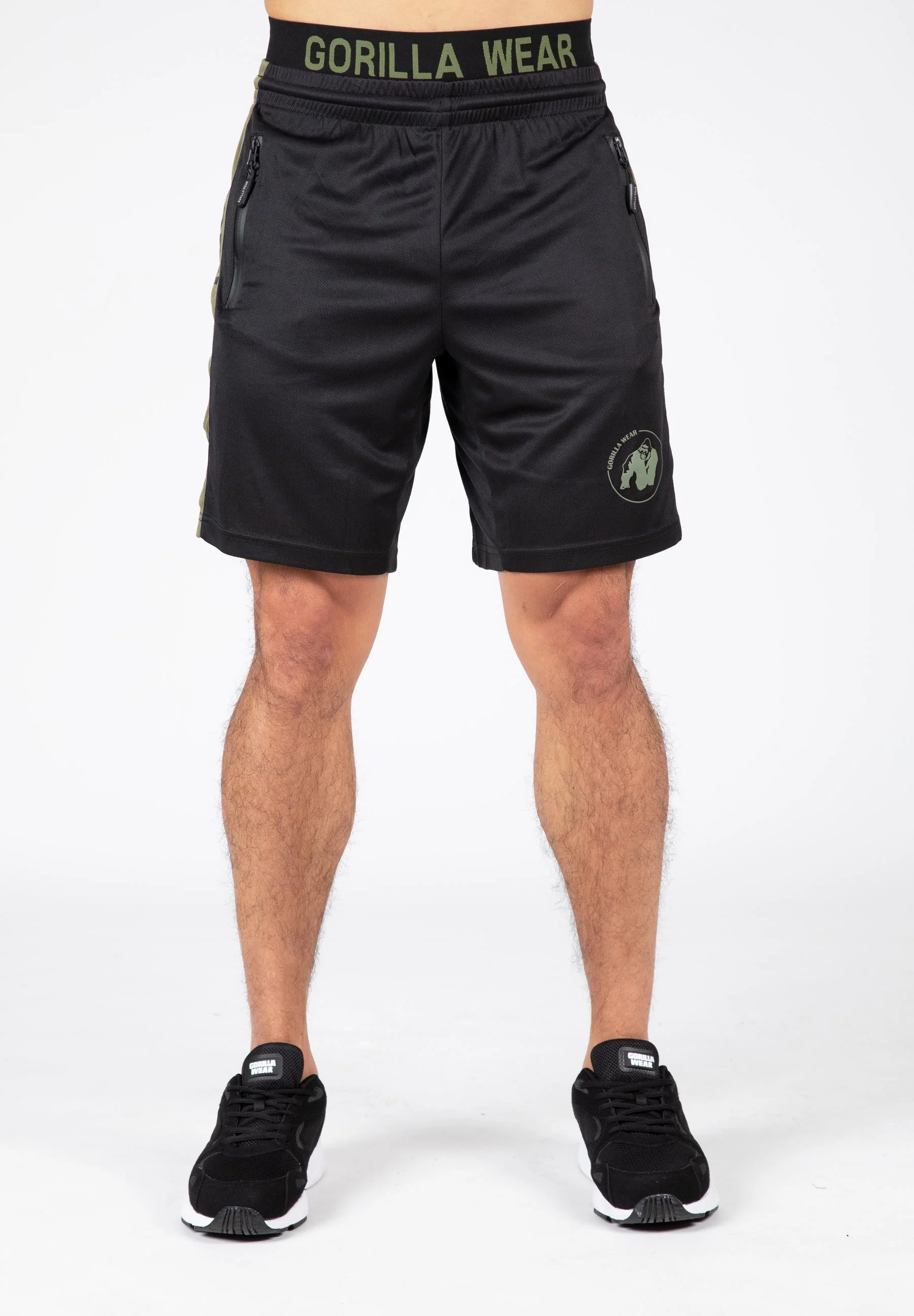 Gorilla Wear - Atlanta Shorts - Black/Green - Image 3