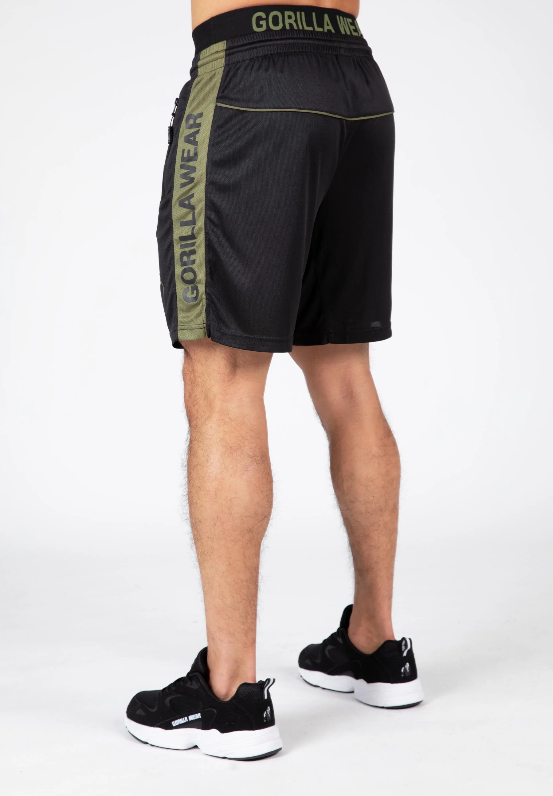 Gorilla Wear - Atlanta Shorts - Black/Green - Image 5