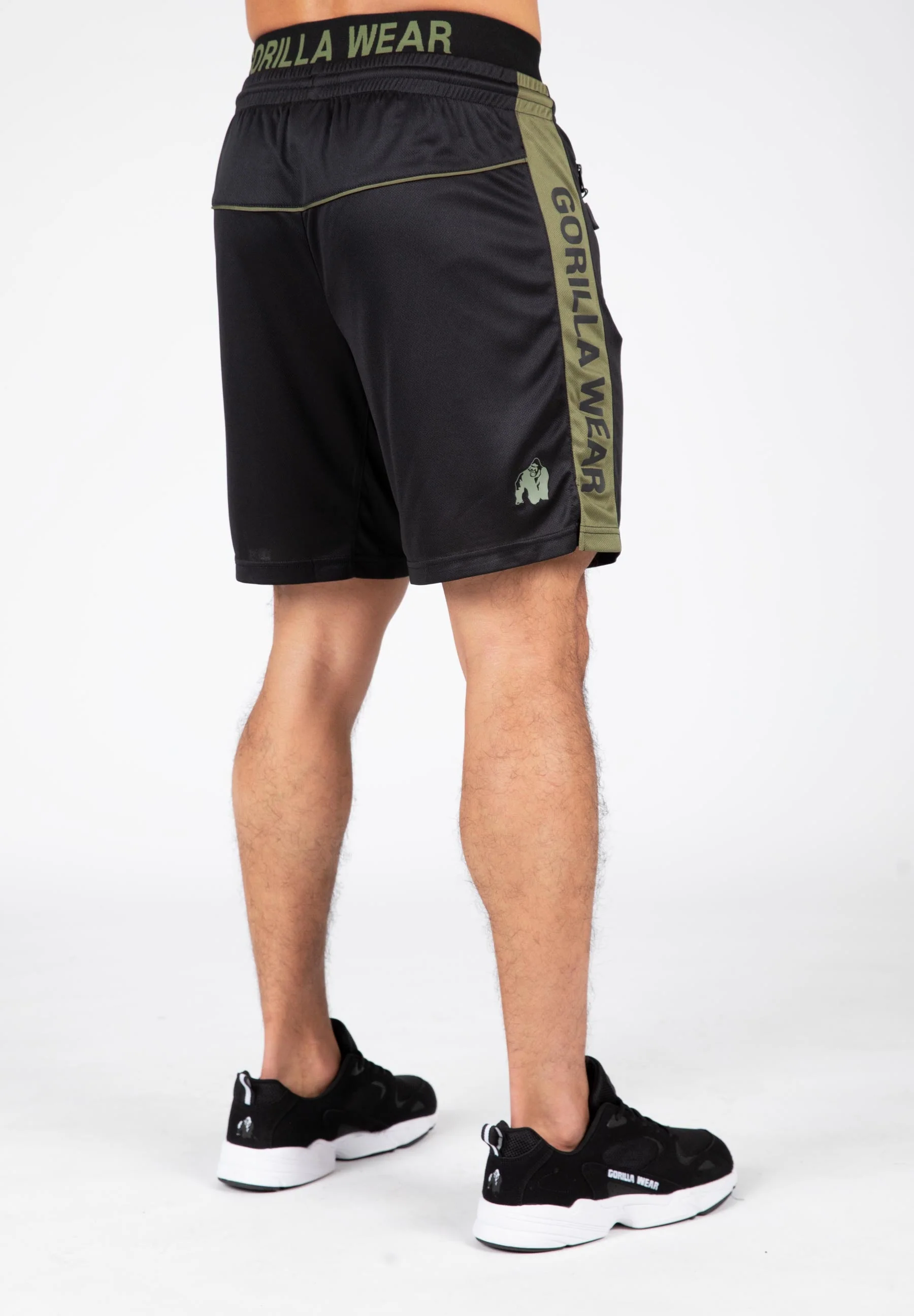 Gorilla Wear - Atlanta Shorts - Black/Green - Image 9