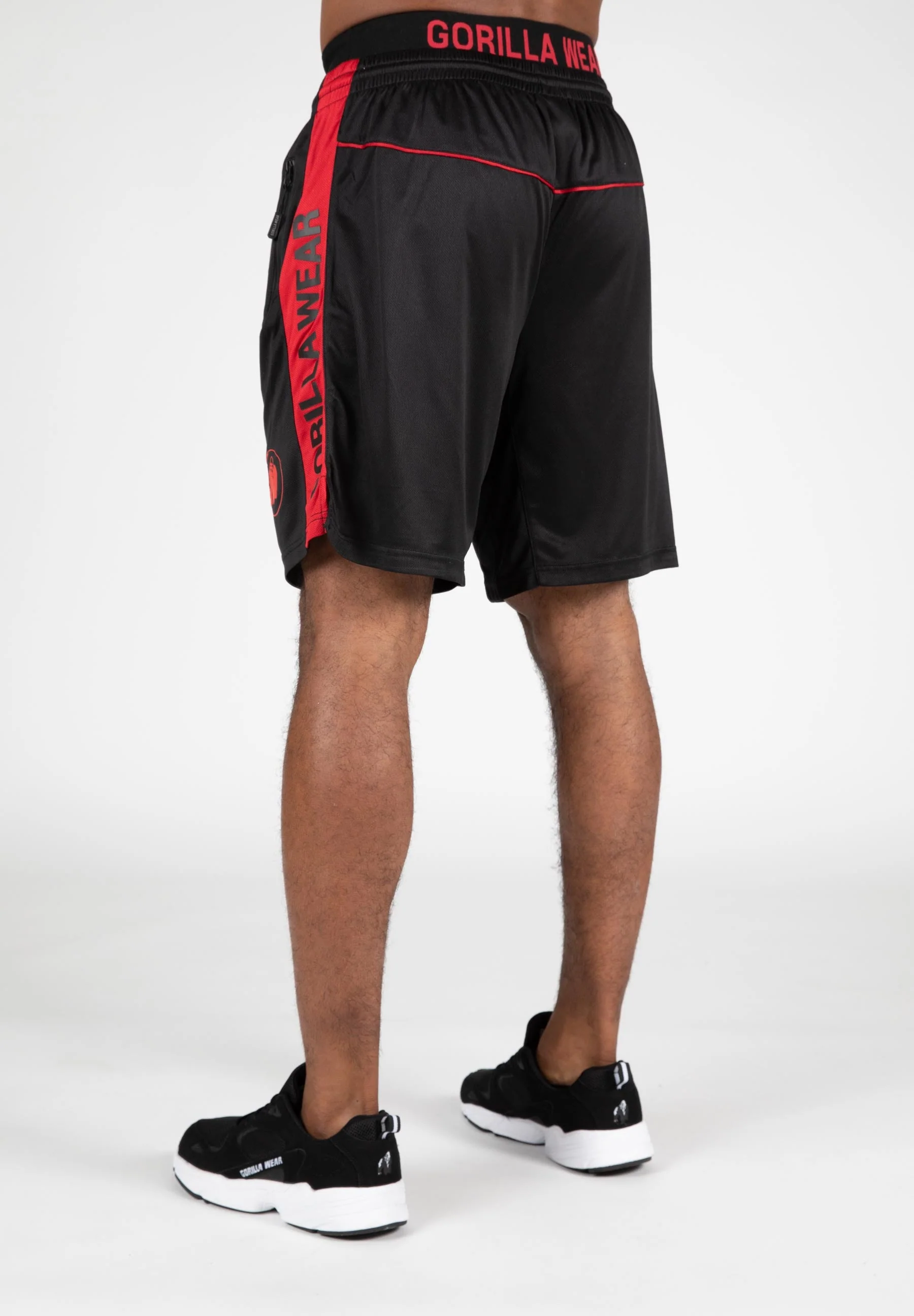 Gorilla Wear - Atlanta Shorts Black/Red - Image 8