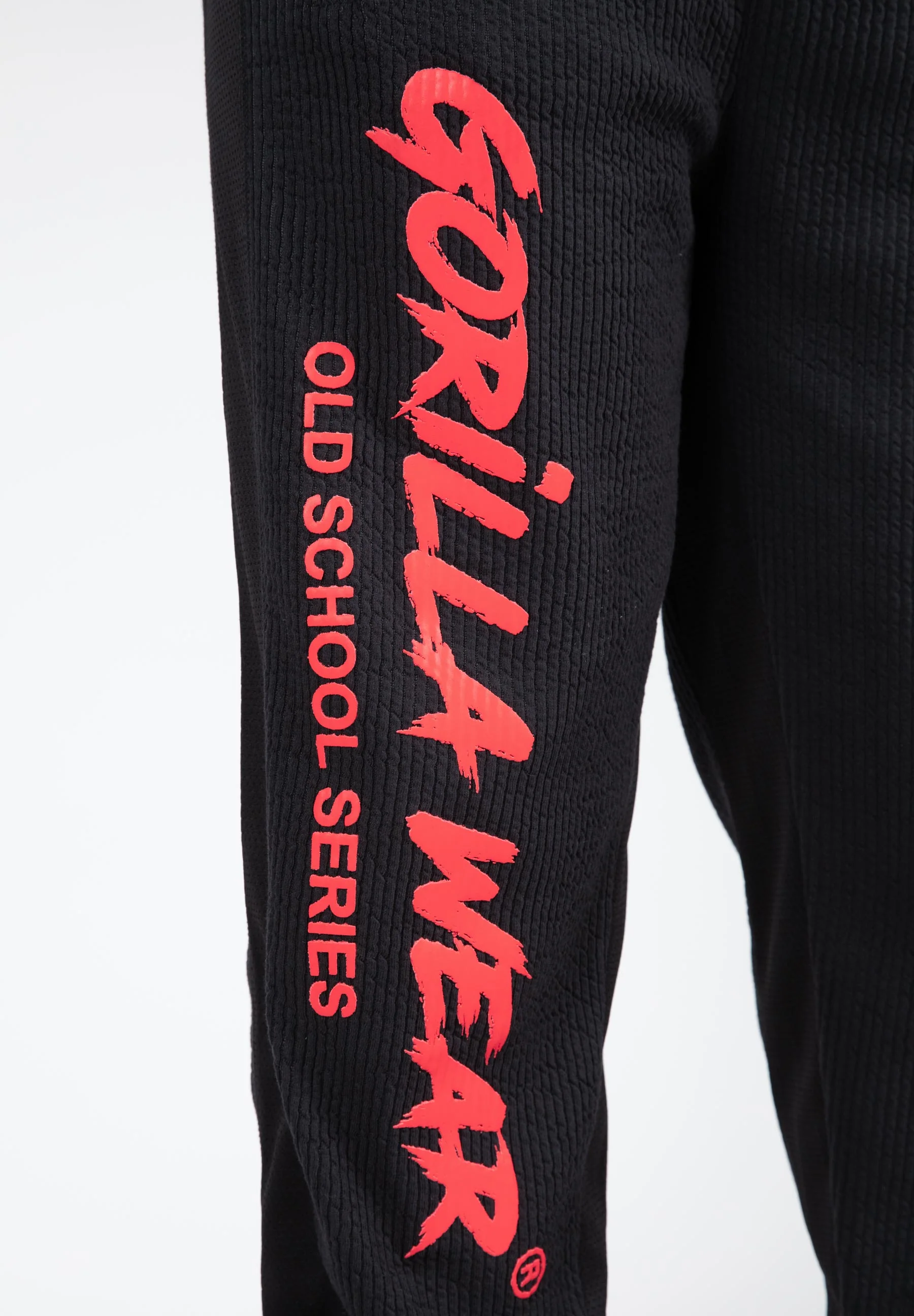 Gorilla Wear - Augustine Old School Pants - Black/Red - Image 5