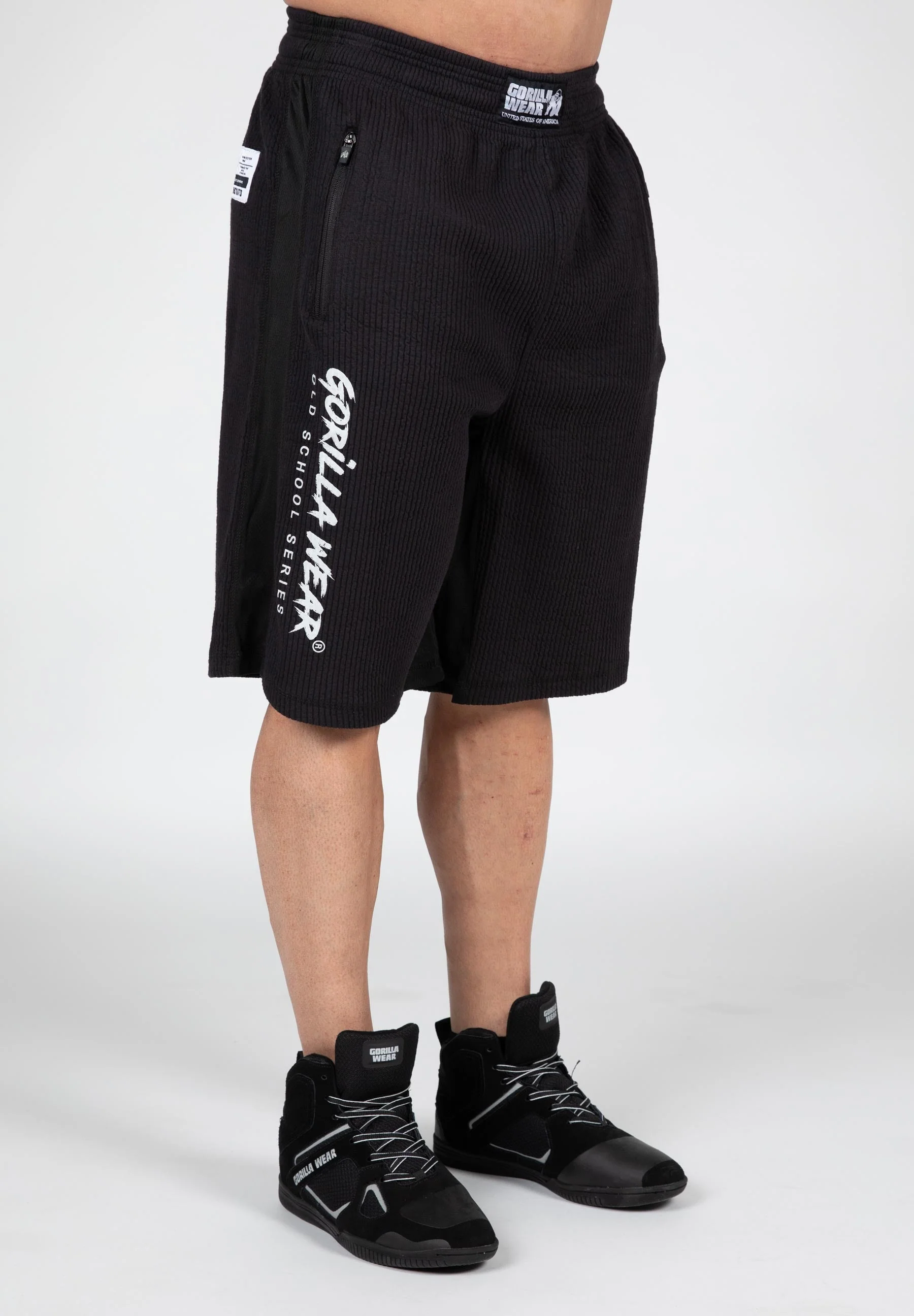 Gorilla Wear - Augustine Old School Shorts - Black