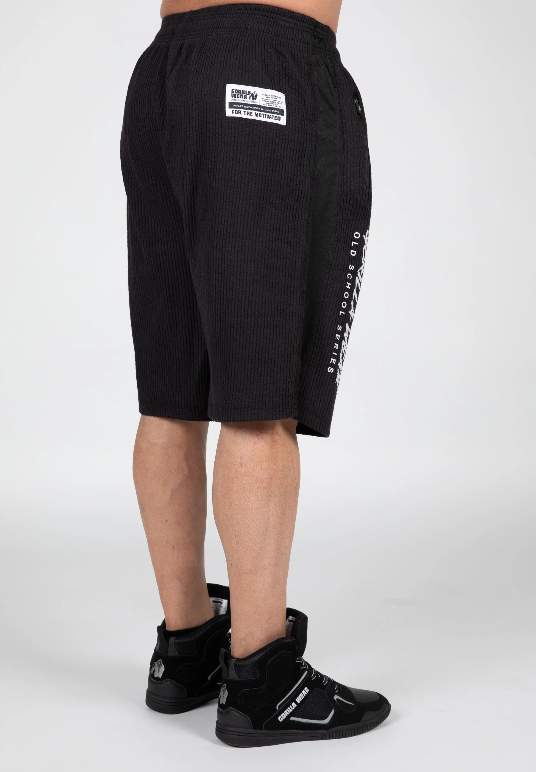 Gorilla Wear - Augustine Old School Shorts - Black - Image 3