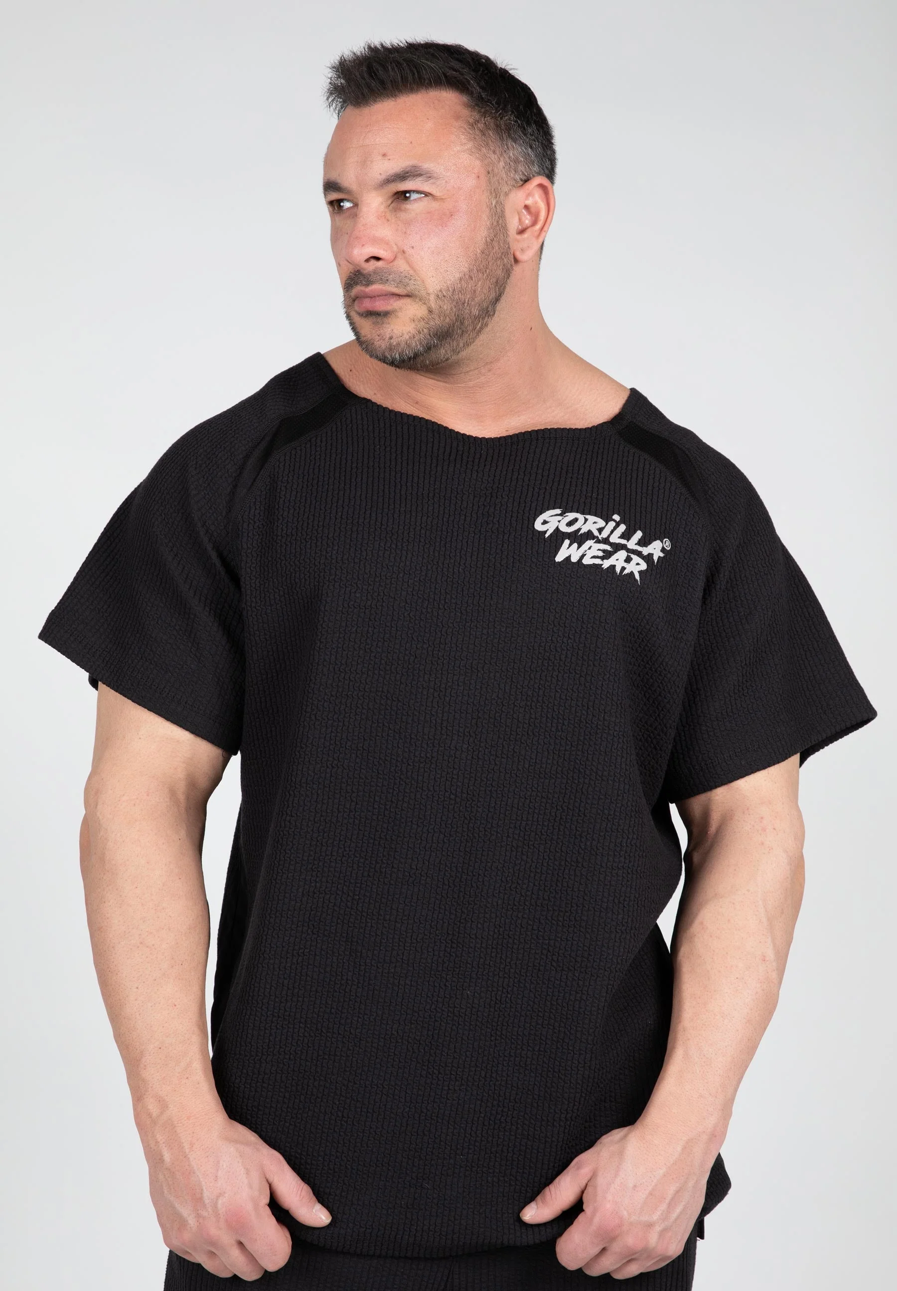 Gorilla Wear - Augustine Old School Workout Top - Black