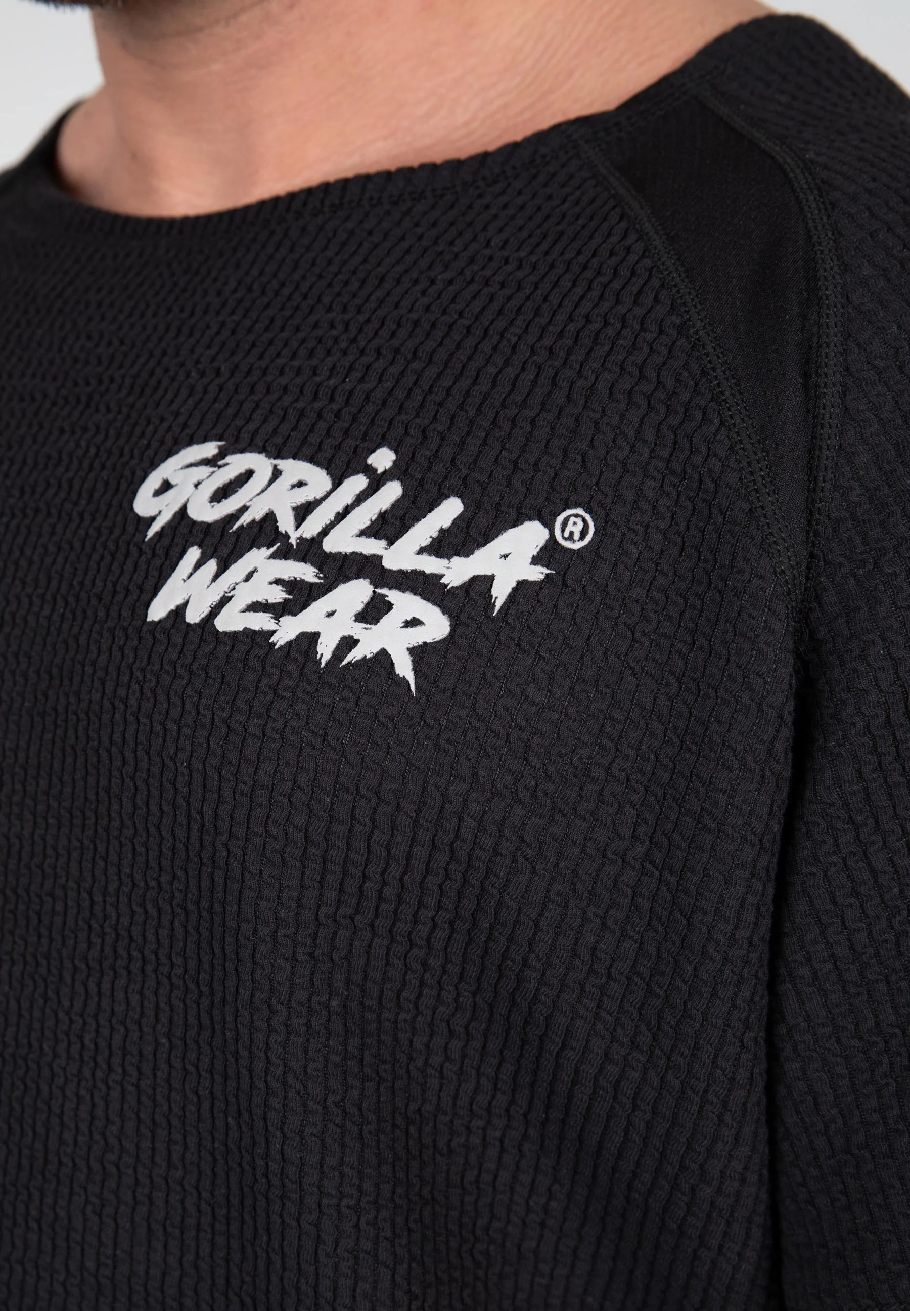 Gorilla Wear - Augustine Old School Workout Top - Black - Image 4
