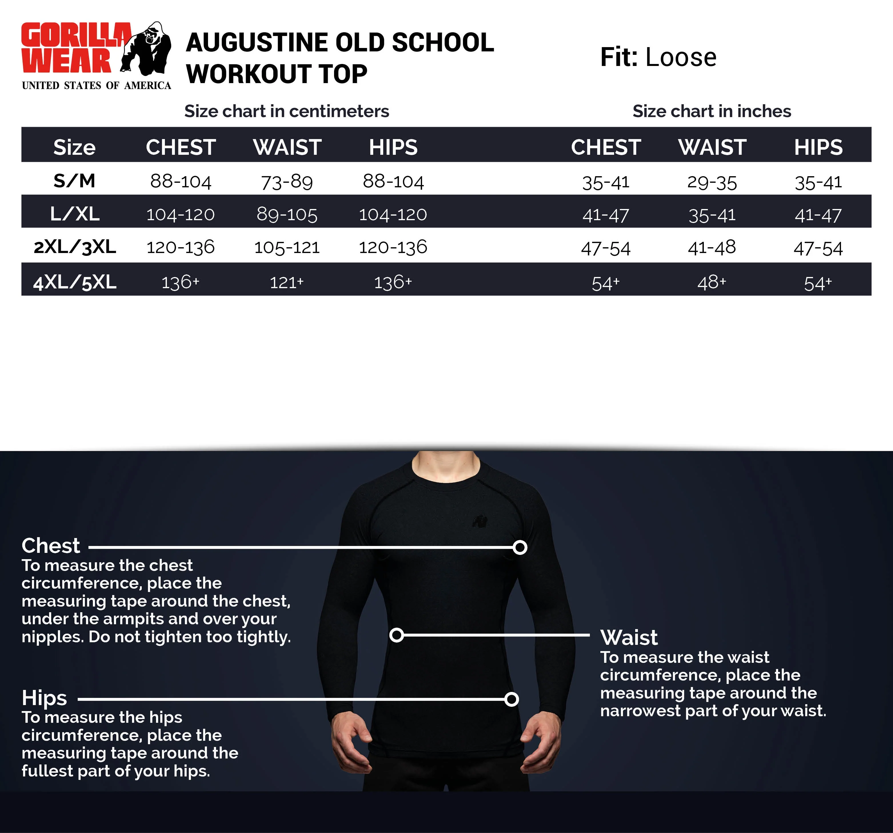 Gorilla Wear - Augustine Old School Workout Top - Black/Red - Image 9