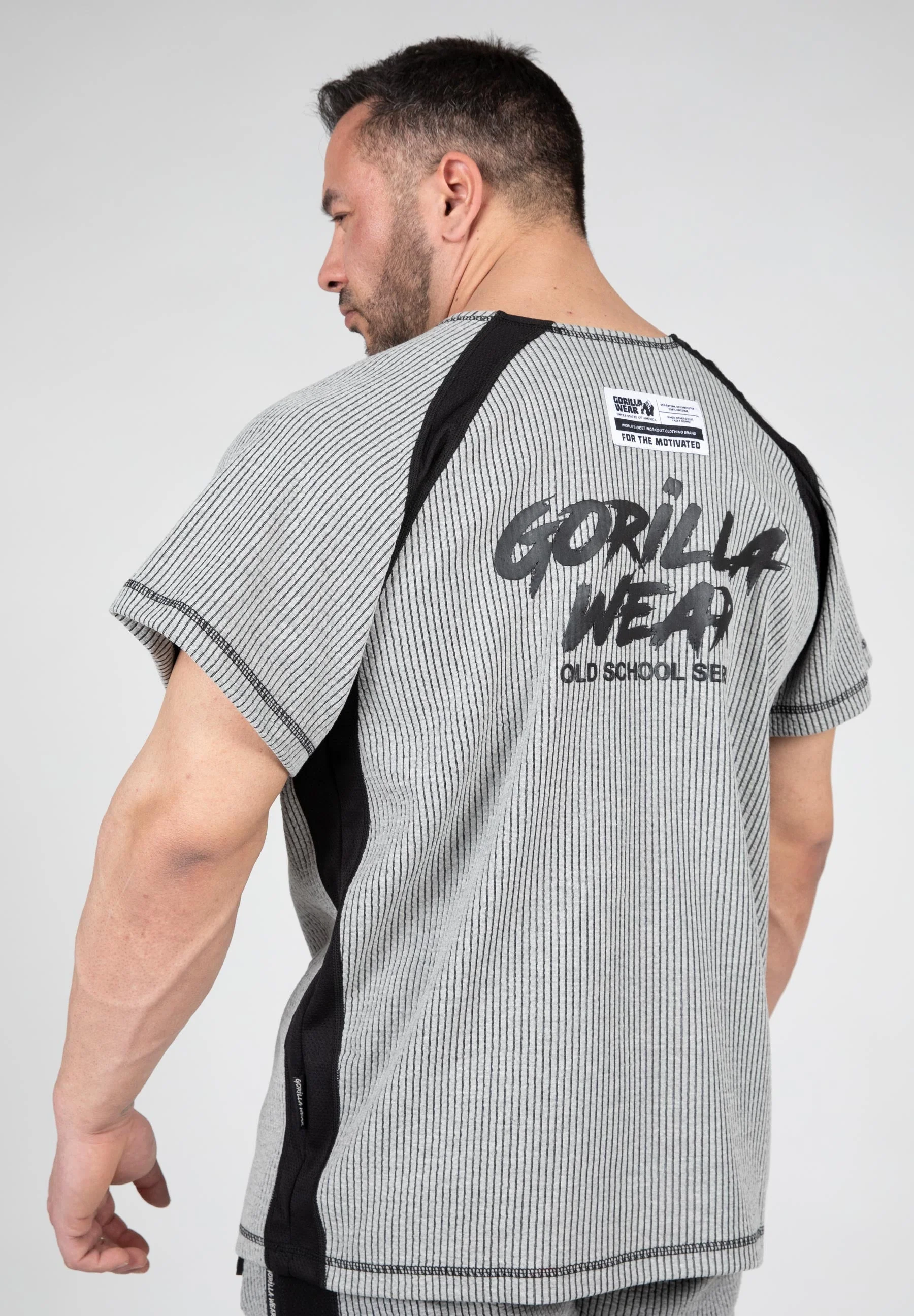 Gorilla Wear - Augustine Old School Workout Top - Gray - Image 2