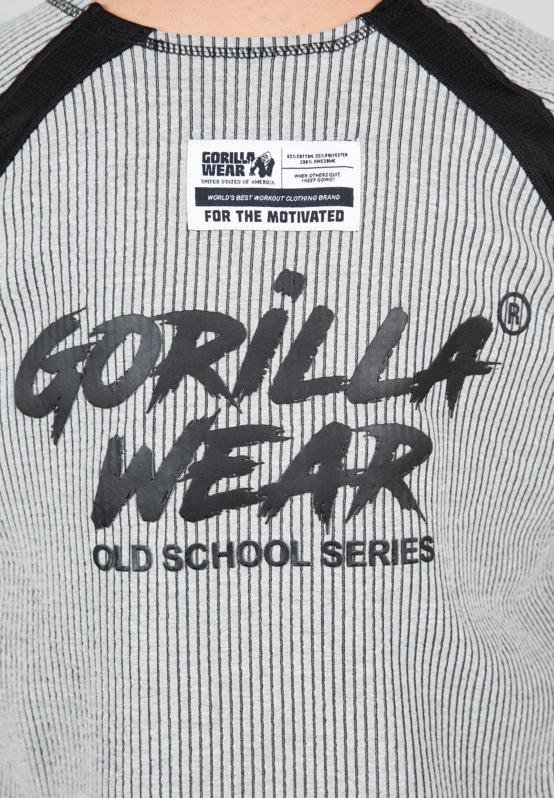 Gorilla Wear - Augustine Old School Workout Top - Gray - Image 5