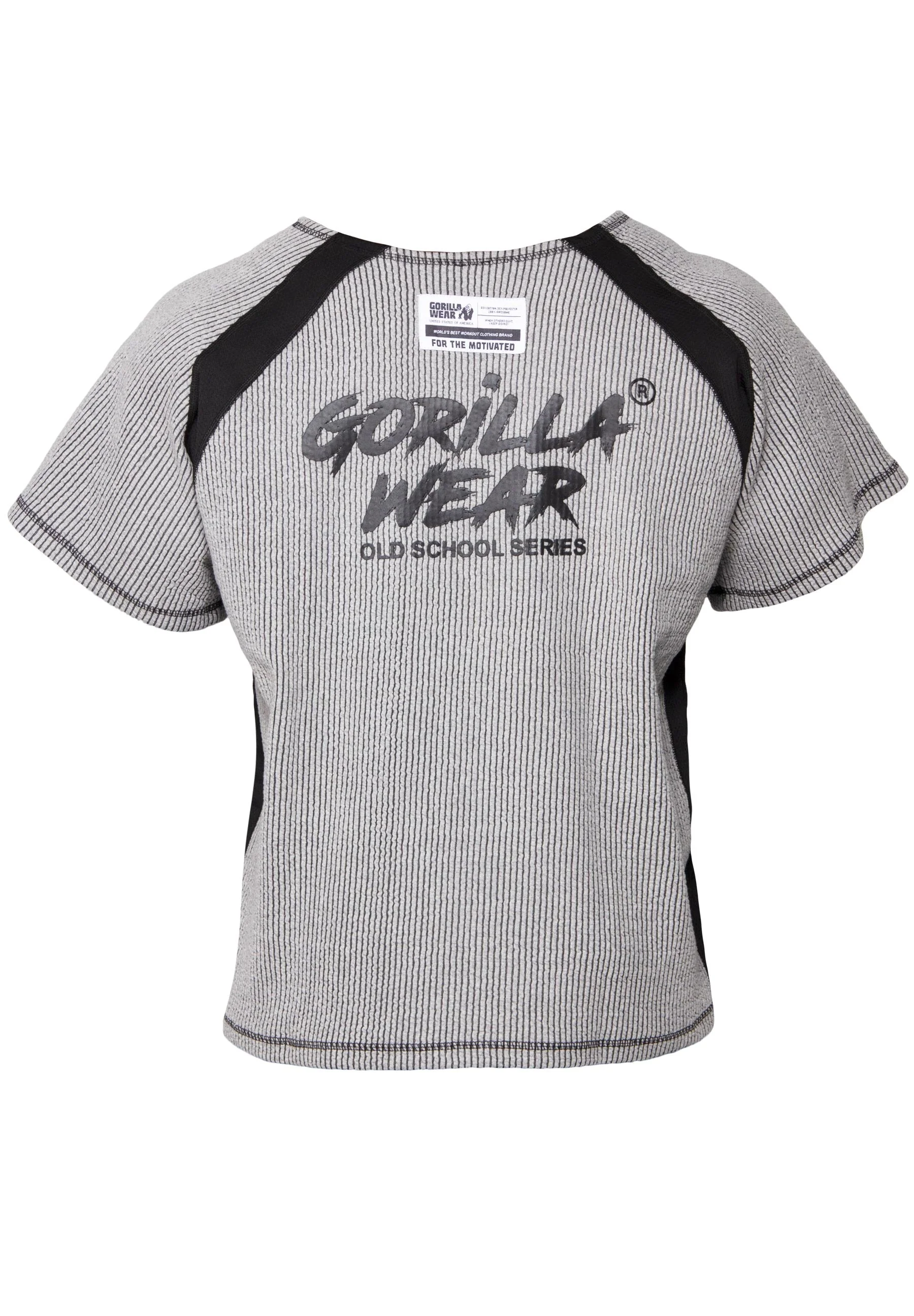 Gorilla Wear - Augustine Old School Workout Top - Gray - Image 7