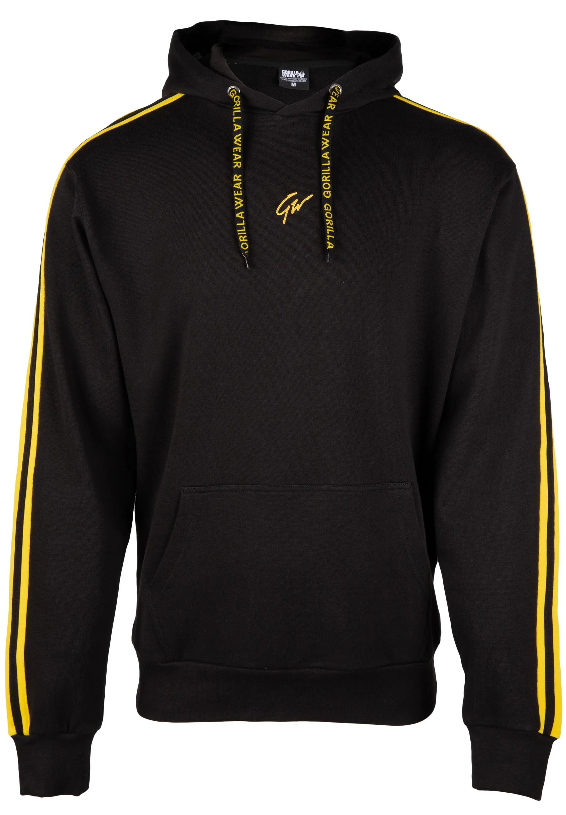 Gorilla Wear - Banks Oversized Hoodie - Black/Yellow - Image 6