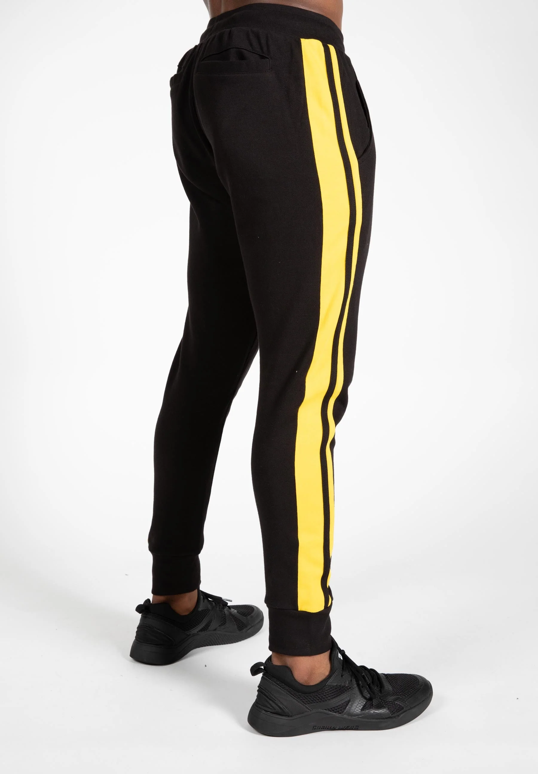 Gorilla Wear - Banks Sweatpants - Black/Yellow - Image 3