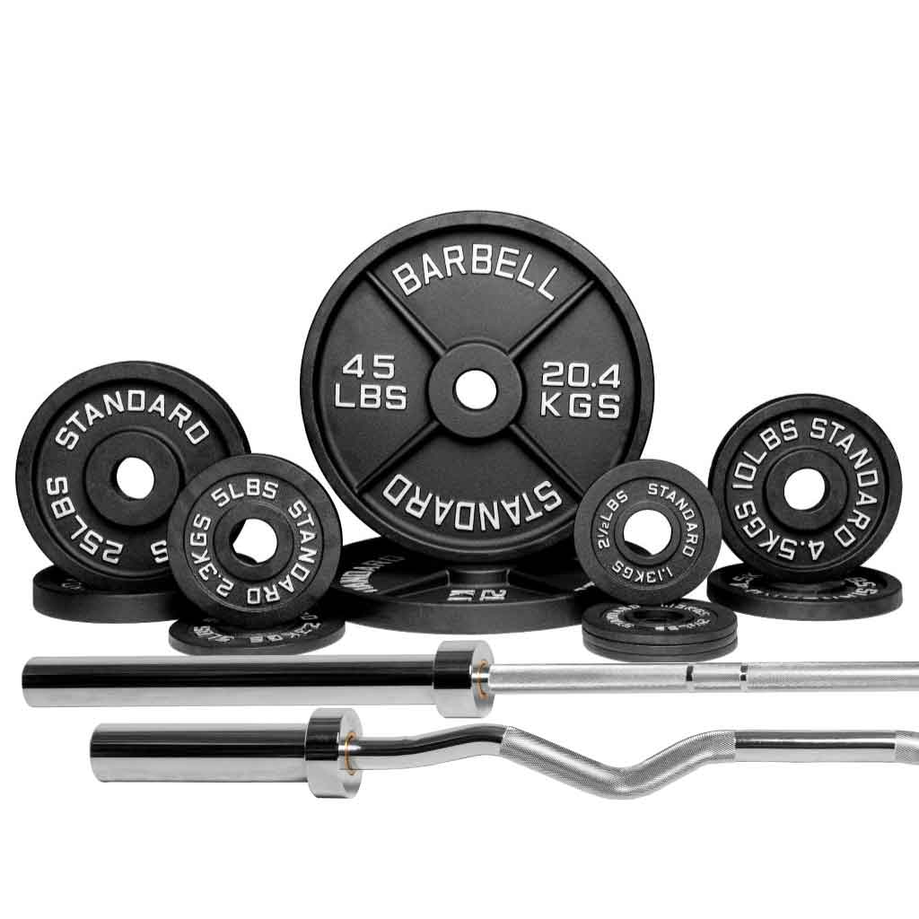 Barbell Standard - Barbell 1500 Olympic Barbell Weight Sets - Image 17