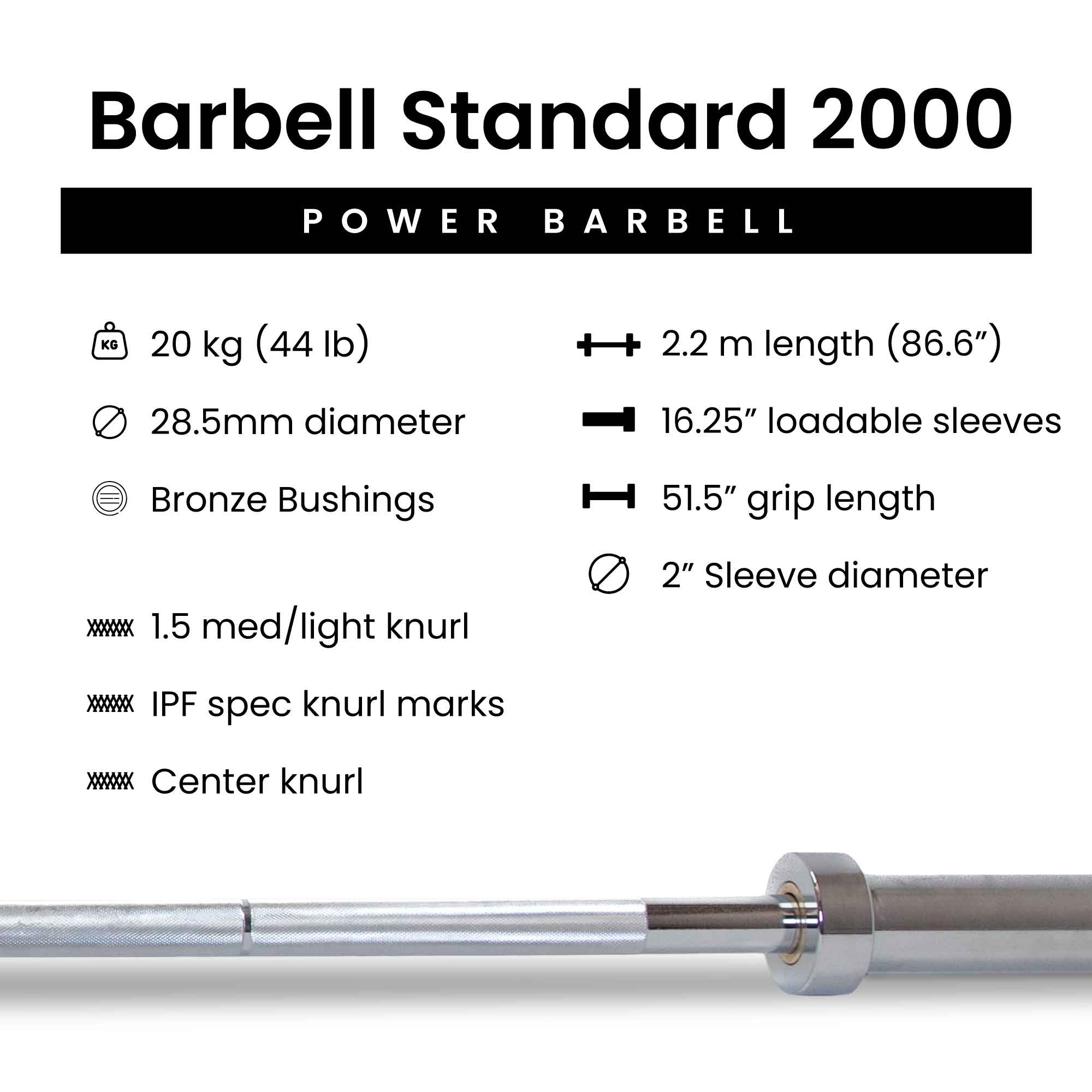 Barbell Standard - Barbell & Weight Set Bundle Builder - Image 3