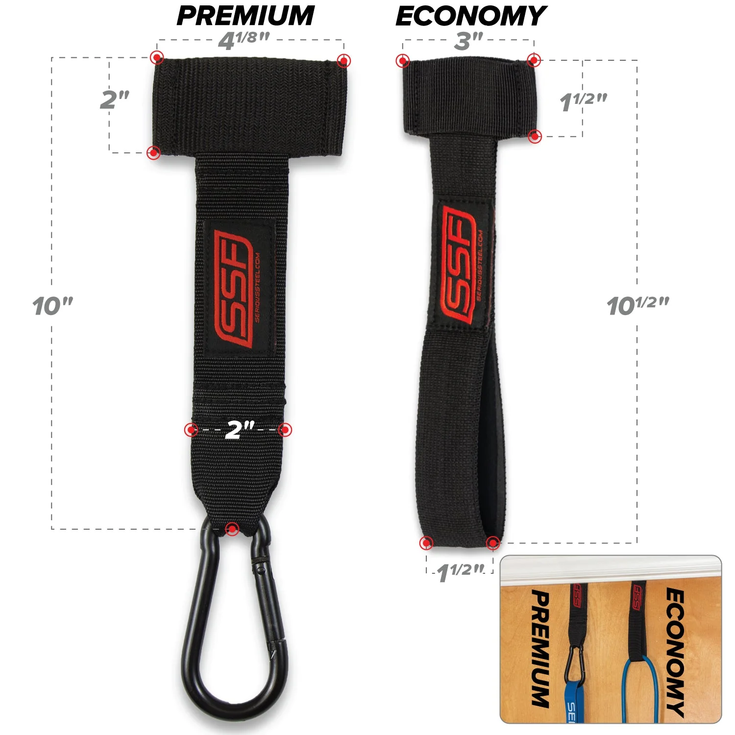 Serious Steel Fitness - Basic Resistance Band Door Anchor - Image 5