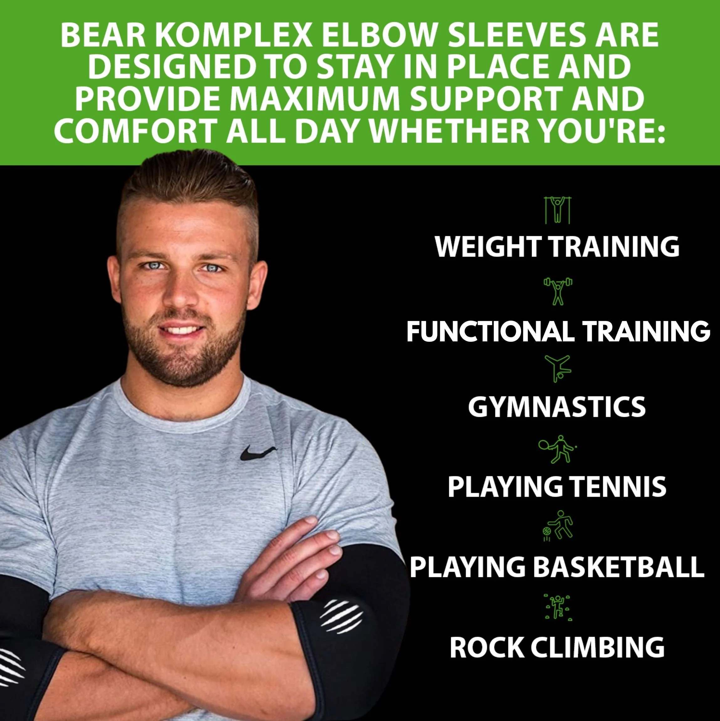 Bear KompleX - Bear KompleX Elbow Sleeves - Image 2