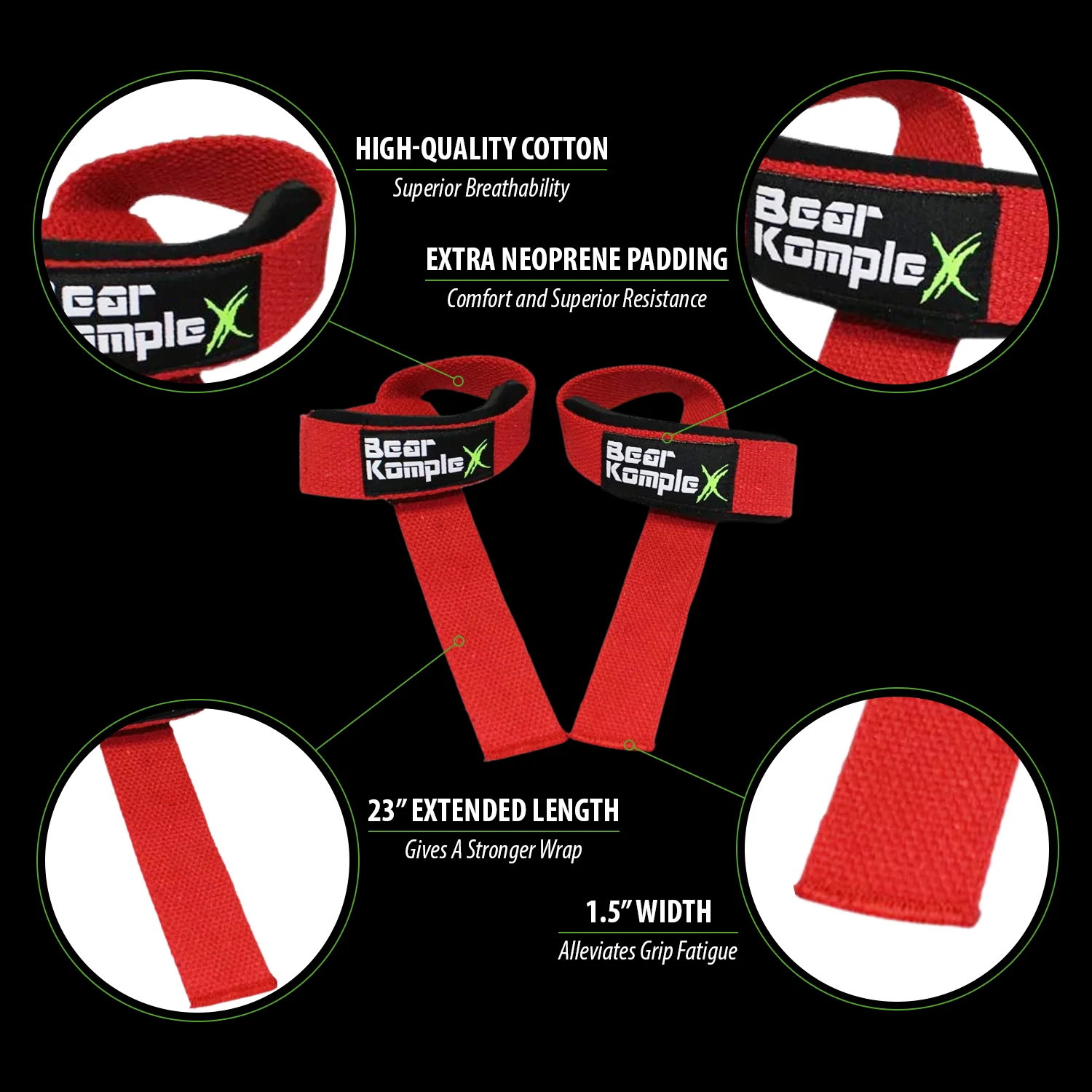 Bear KompleX - Bear KompleX Lifting Straps (Pair) - Image 9