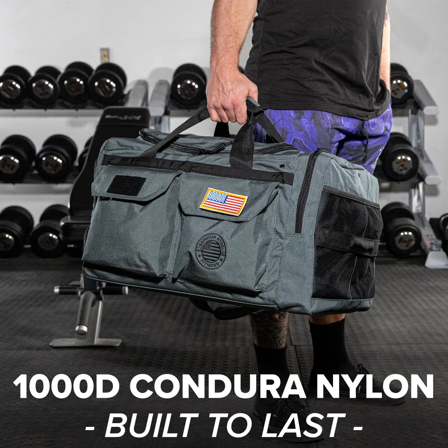 Serious Steel Fitness - Big Bud Duffel Bag (63L) - Image 14