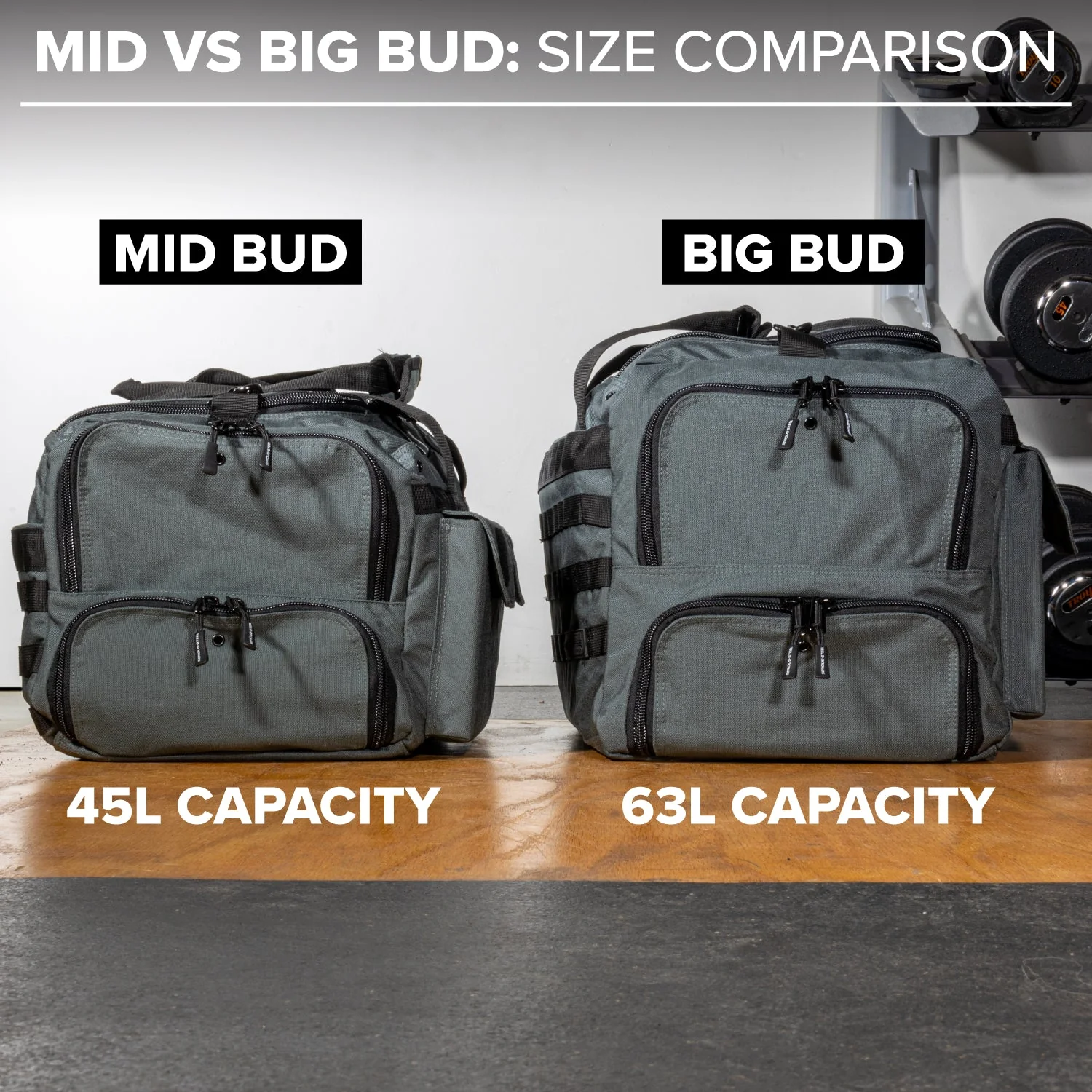 Serious Steel Fitness - Big Bud Duffel Bag (63L) - Image 17