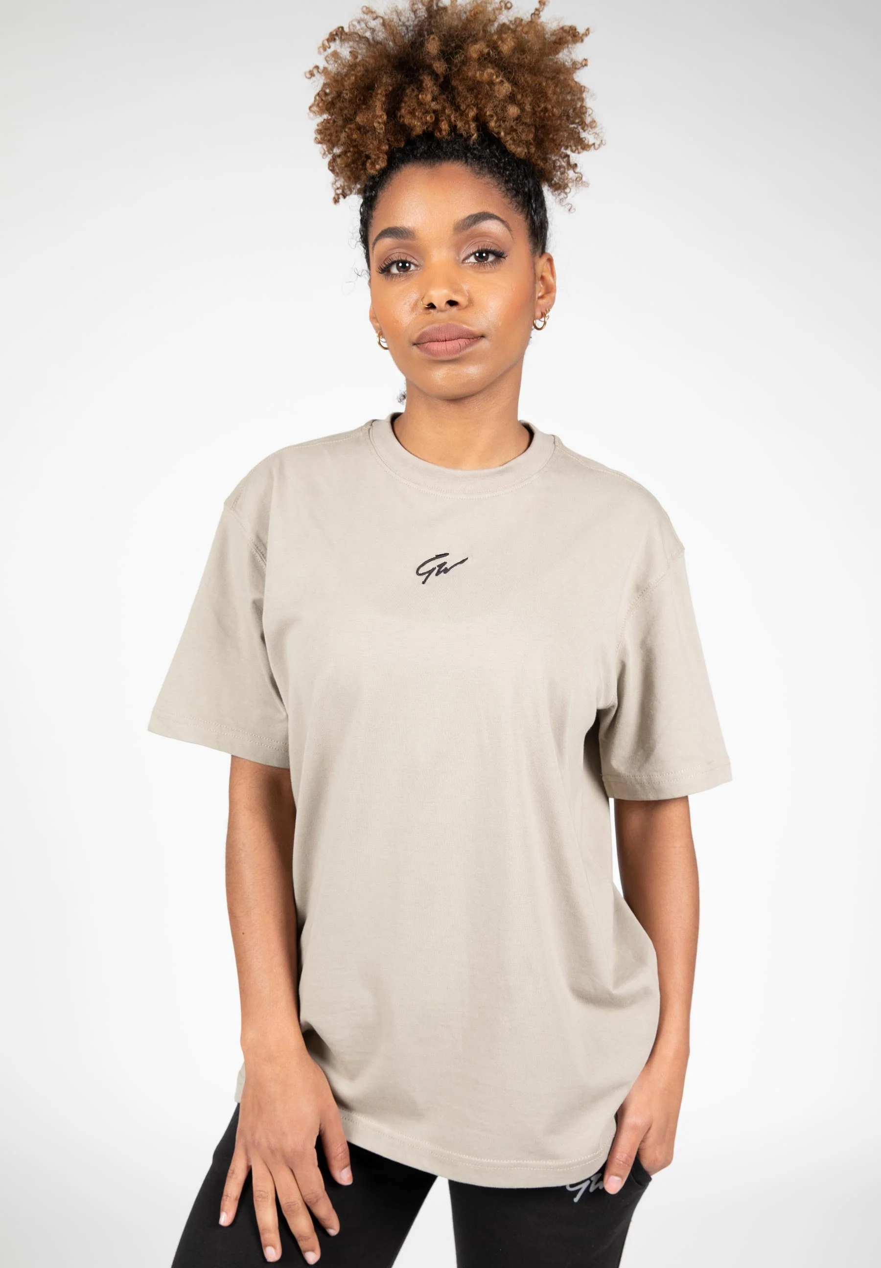 Gorilla Wear - Bixby Oversized T-shirt - Beige