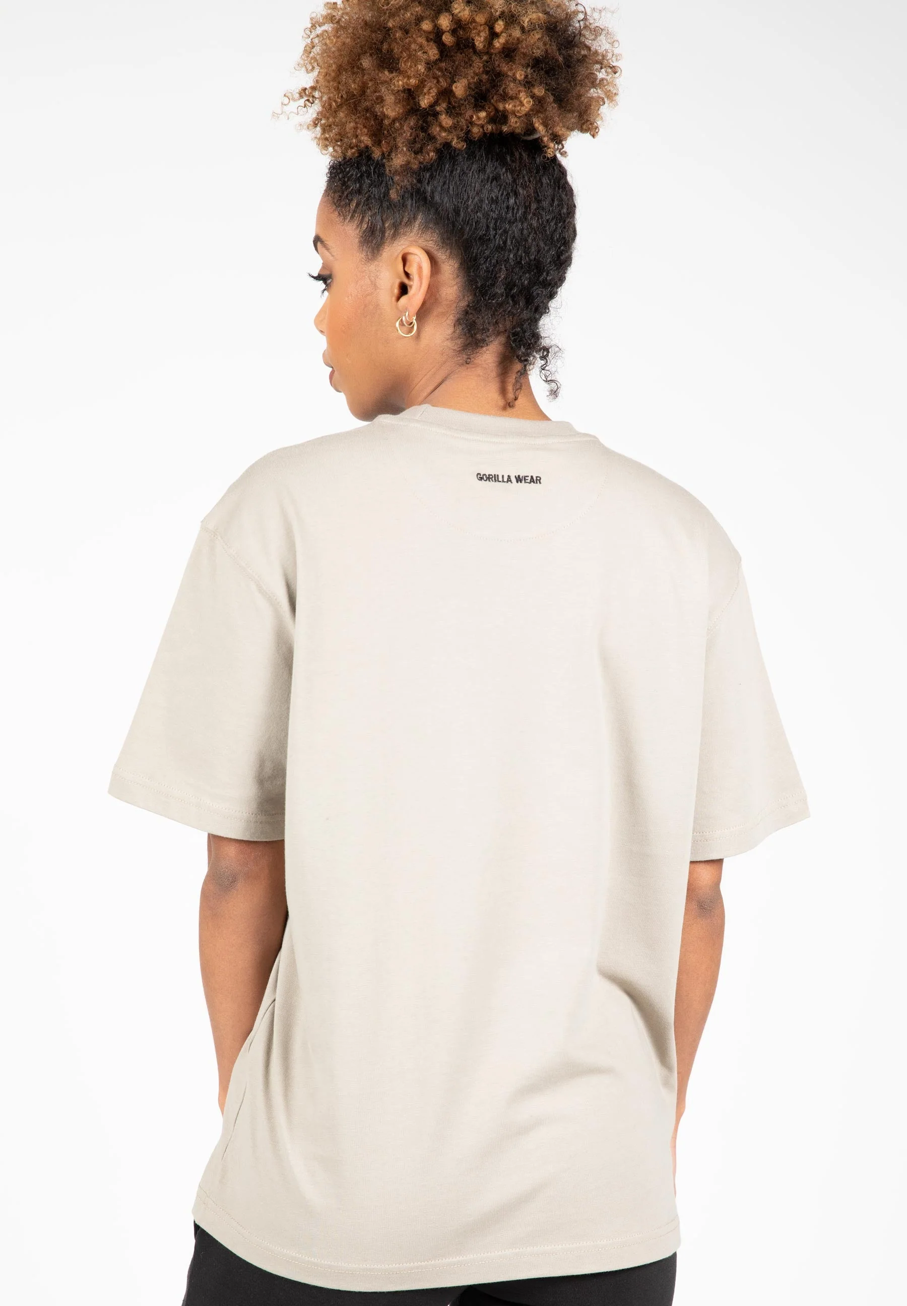 Gorilla Wear - Bixby Oversized T-shirt - Beige - Image 2